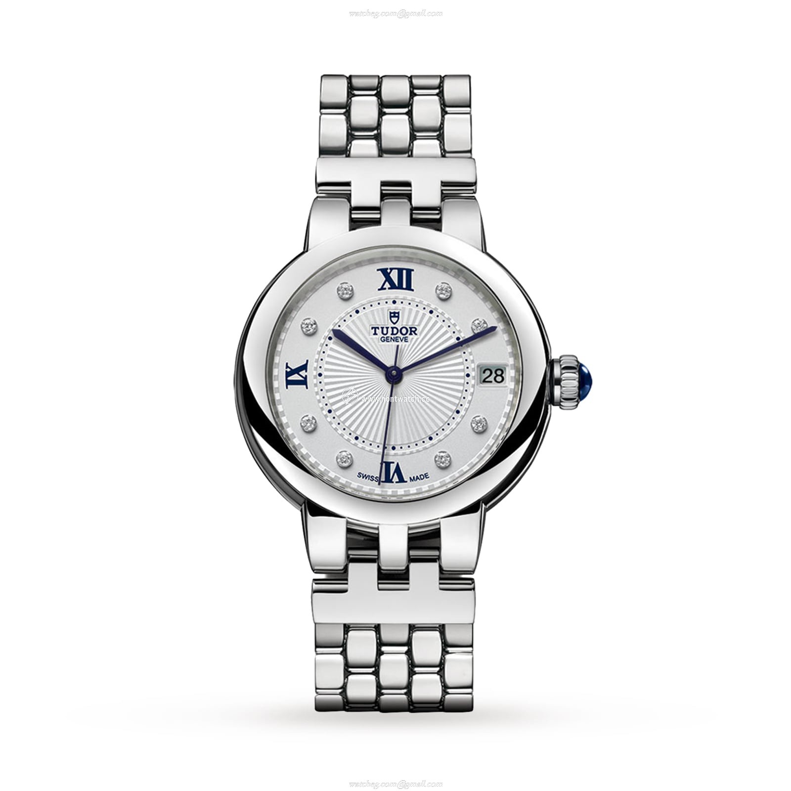Tudor Clair de Rose M35800-0004 | 34mm Automatic Watch | White Dial & Roman Numerals