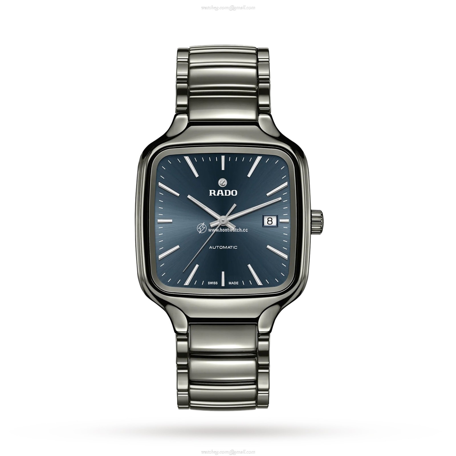 Rado True Square R27077202 Automatic Blue Ceramic Watch | 38mm