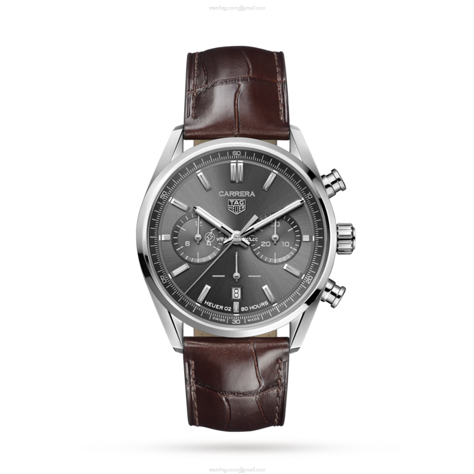 TAG Heuer Carrera CBN2012.FC6483 - 42mm Automatic Grey Dial - Stainless Steel