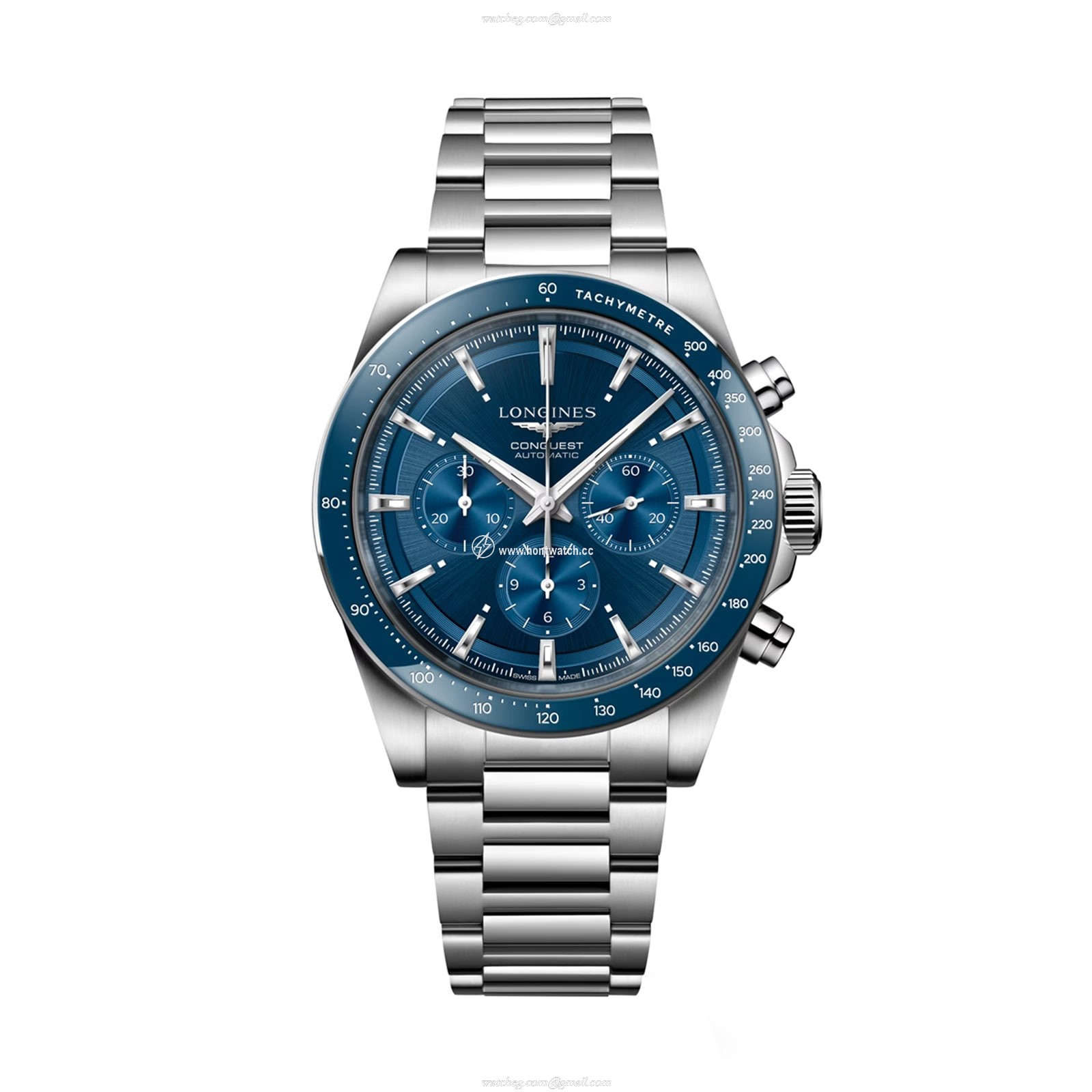 Longines Conquest L38354926 Automatic Blue | 42mm Steel & Ceramic