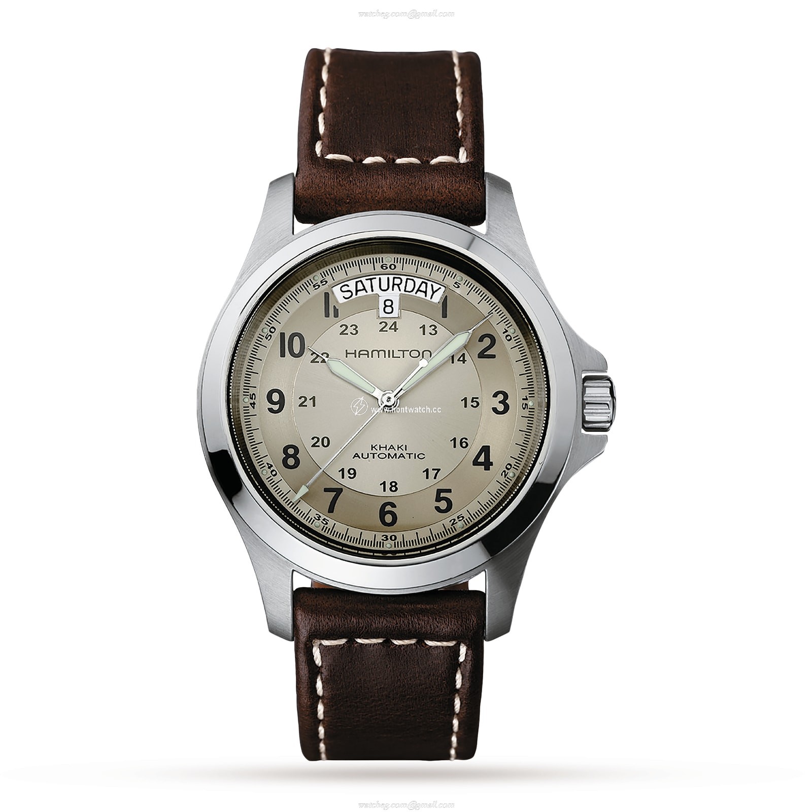 Hamilton Khaki Field H64455523 Automatic - 40mm Stainless Steel Beige Dial