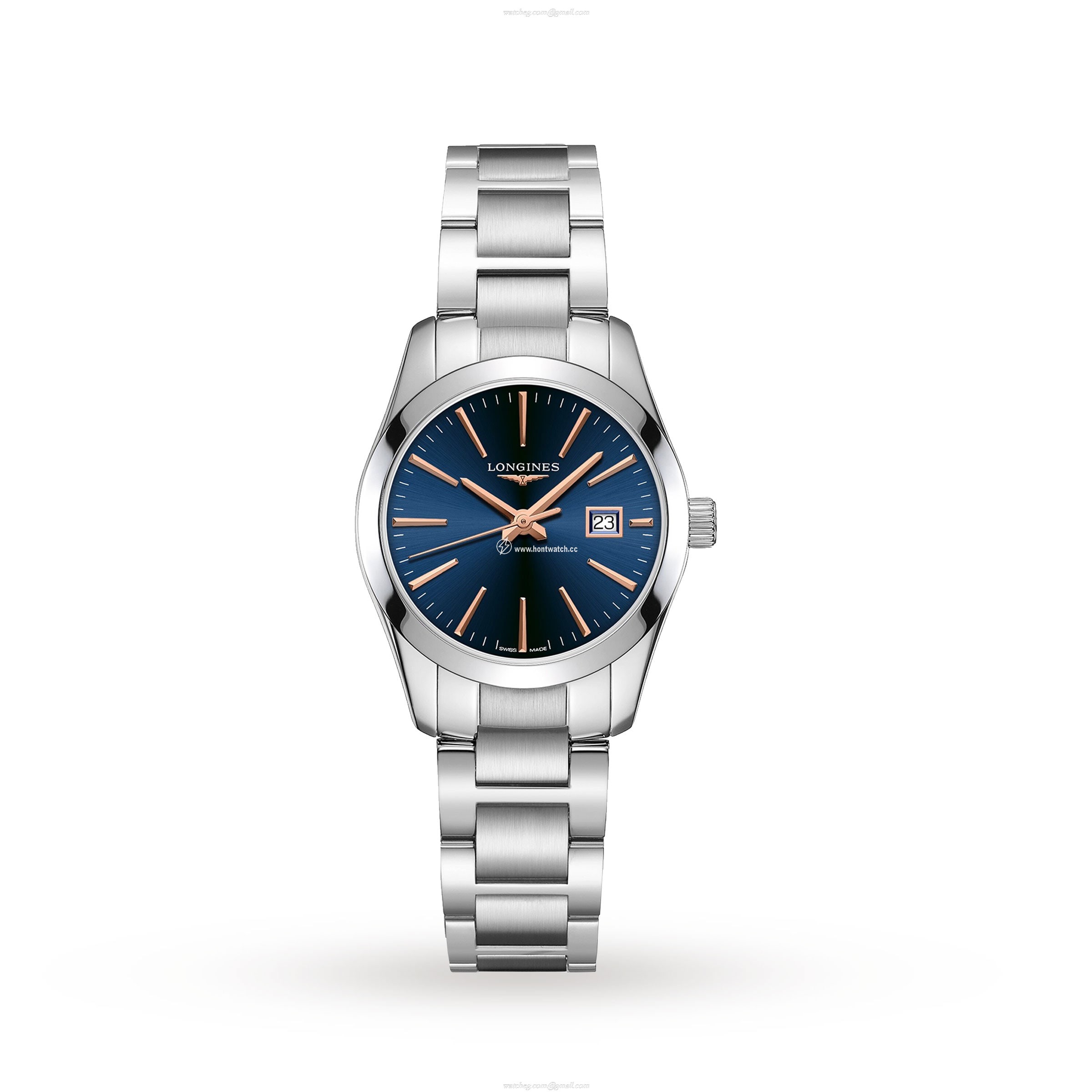 Longines Conquest L22864926 | 29.5mm Blue Dial | Stainless Steel Quartz Watch