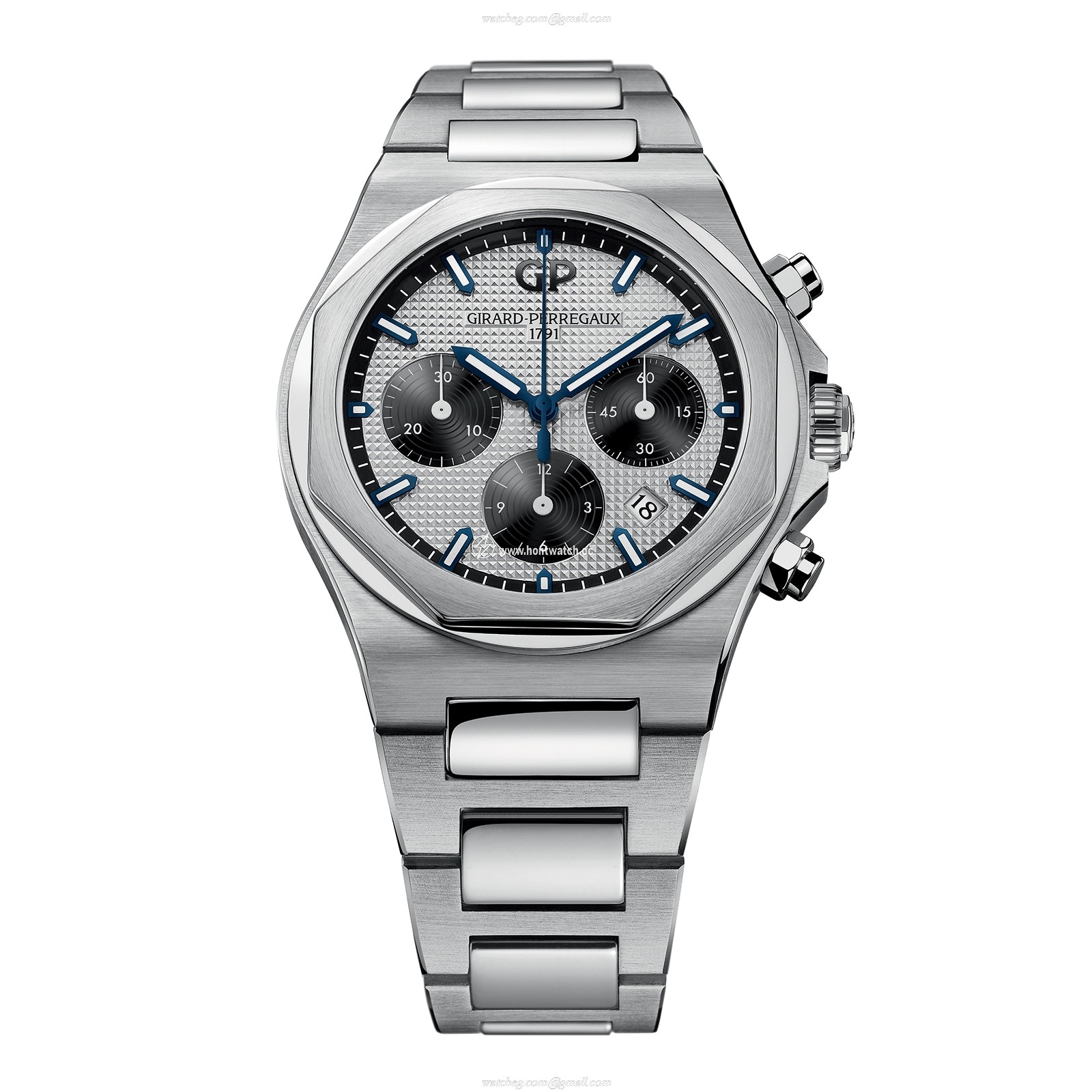 Girard-Perregaux Laureato 42mm Steel Automatic Silver Dial Watch