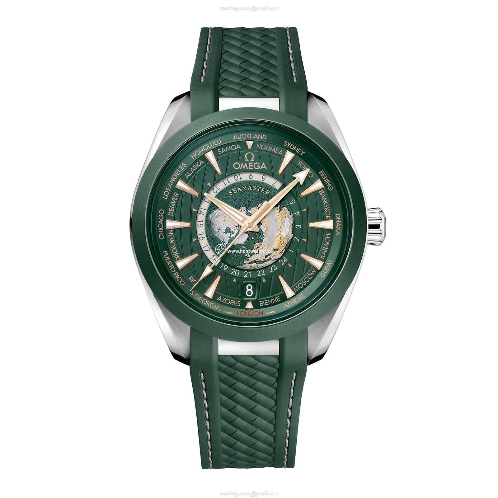 Omega Seamaster Aqua Terra 43mm Green Dial Automatic Replica Watch