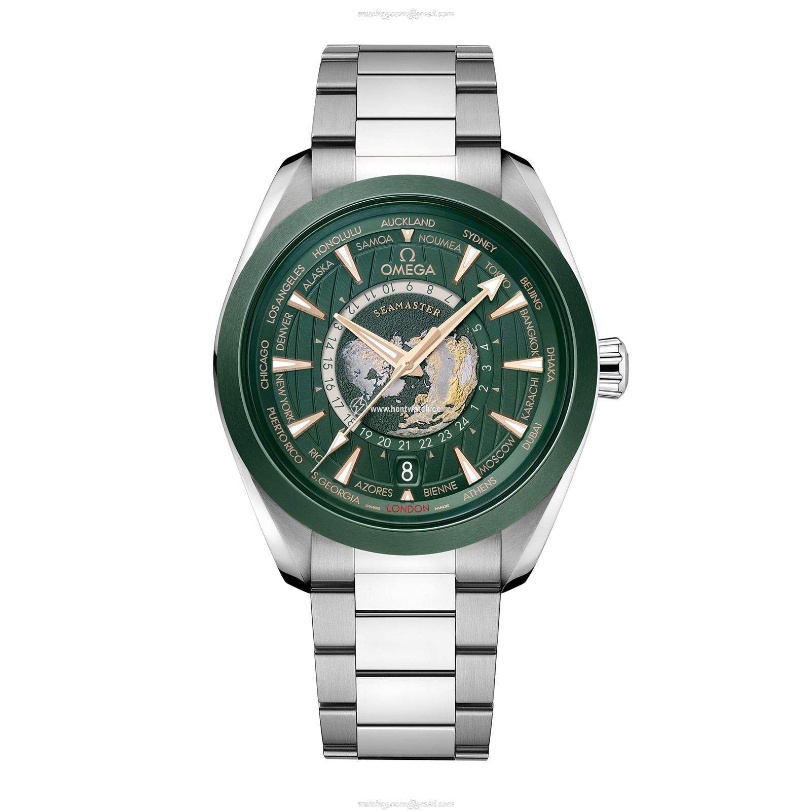 Omega Seamaster Aqua Terra 43mm Automatic Green Dial Stainless Steel Watch