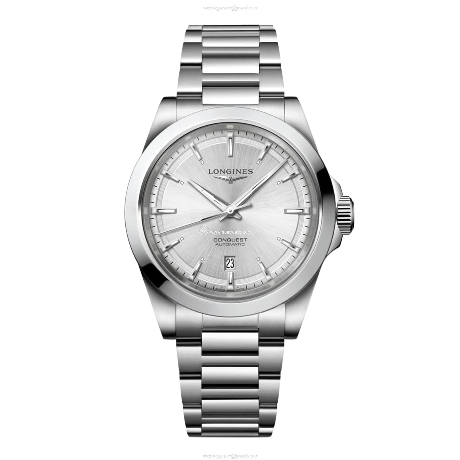 Longines Conquest L38304726 Automatic Watch - 41mm Silver Dial | Stainless Steel