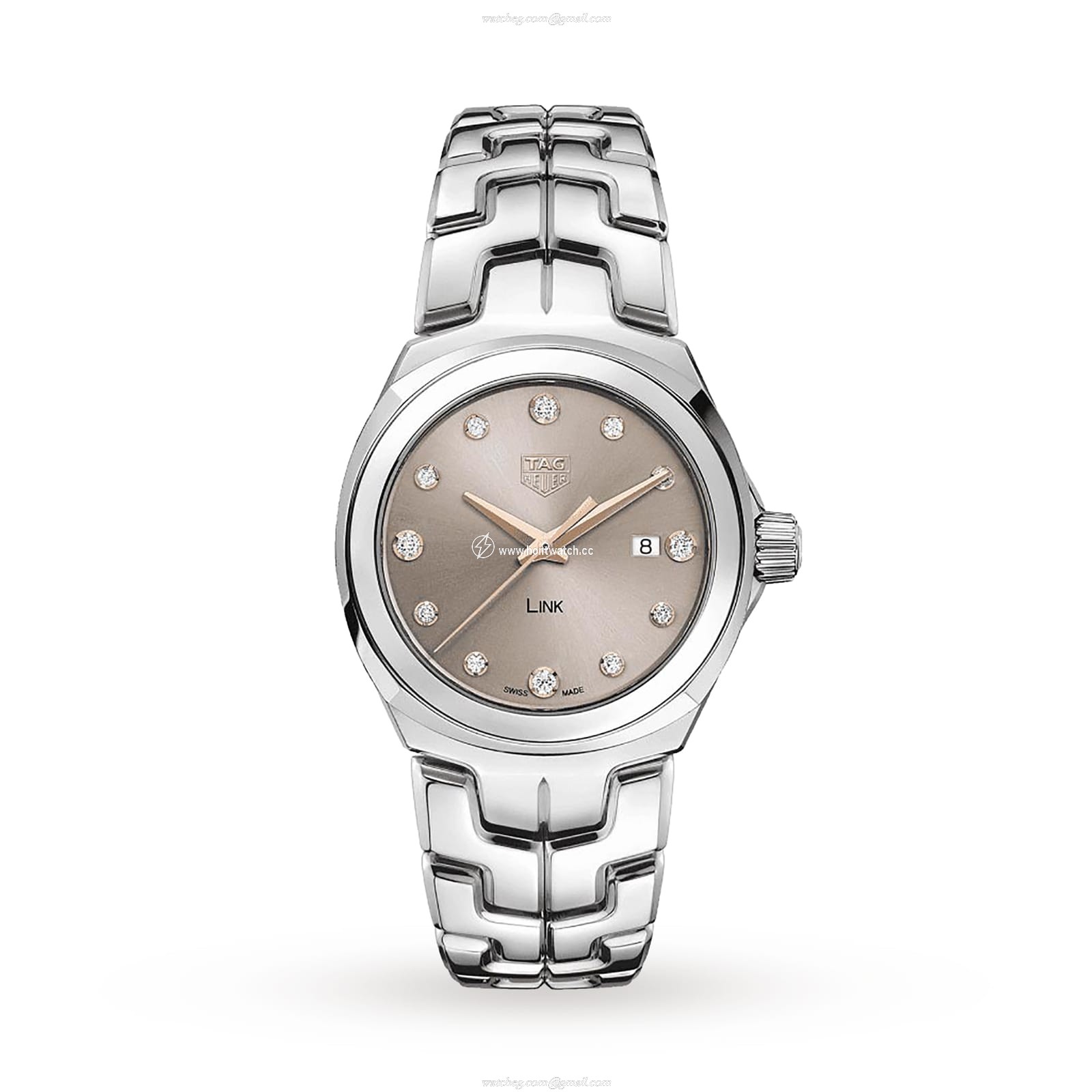 TAG Heuer Link WBC131E.BA0649 | 32mm Stainless Steel Quartz Watch - Brown Dial