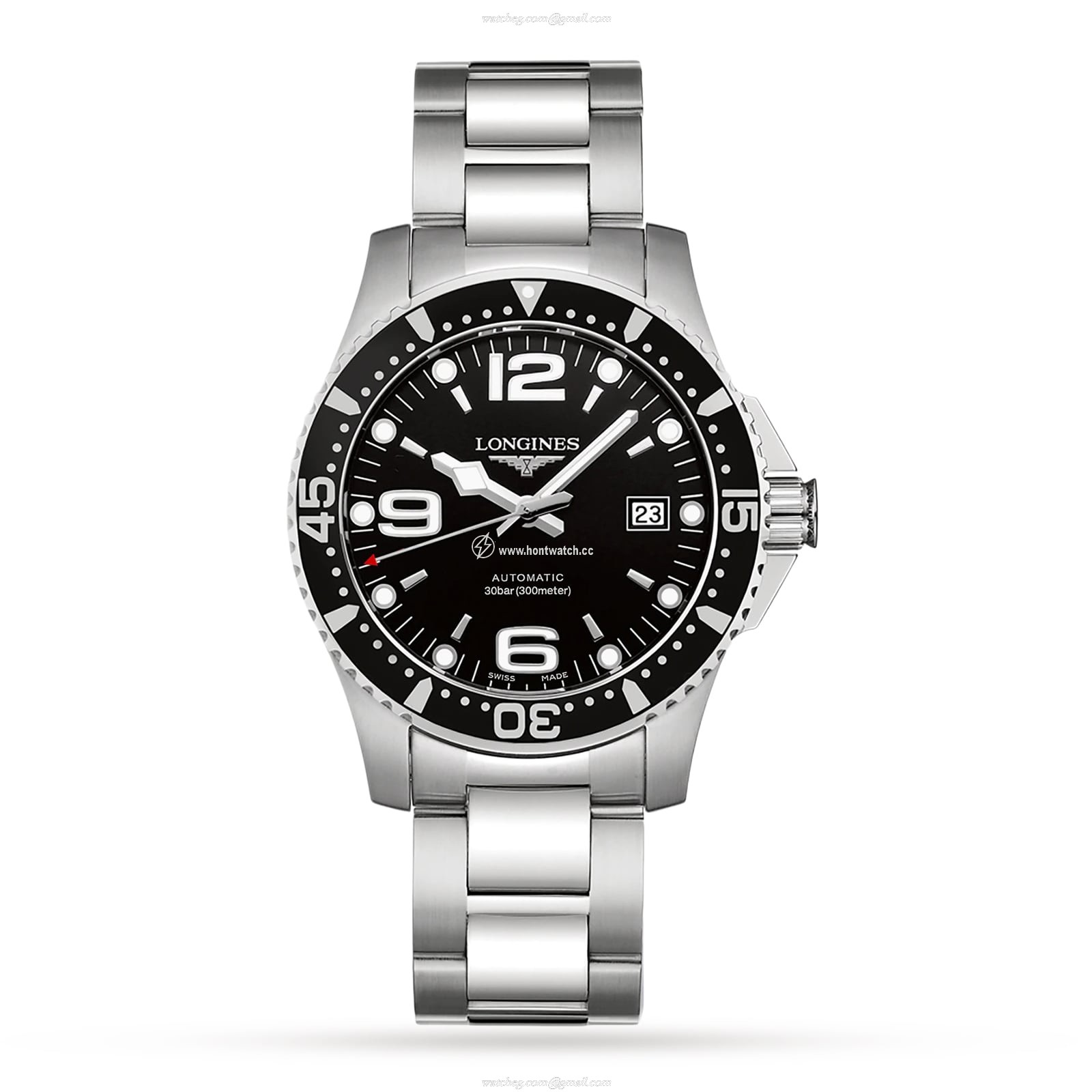 Longines HydroConquest L37424566 | 41mm Automatic Black Dial | 300m Water Resistant