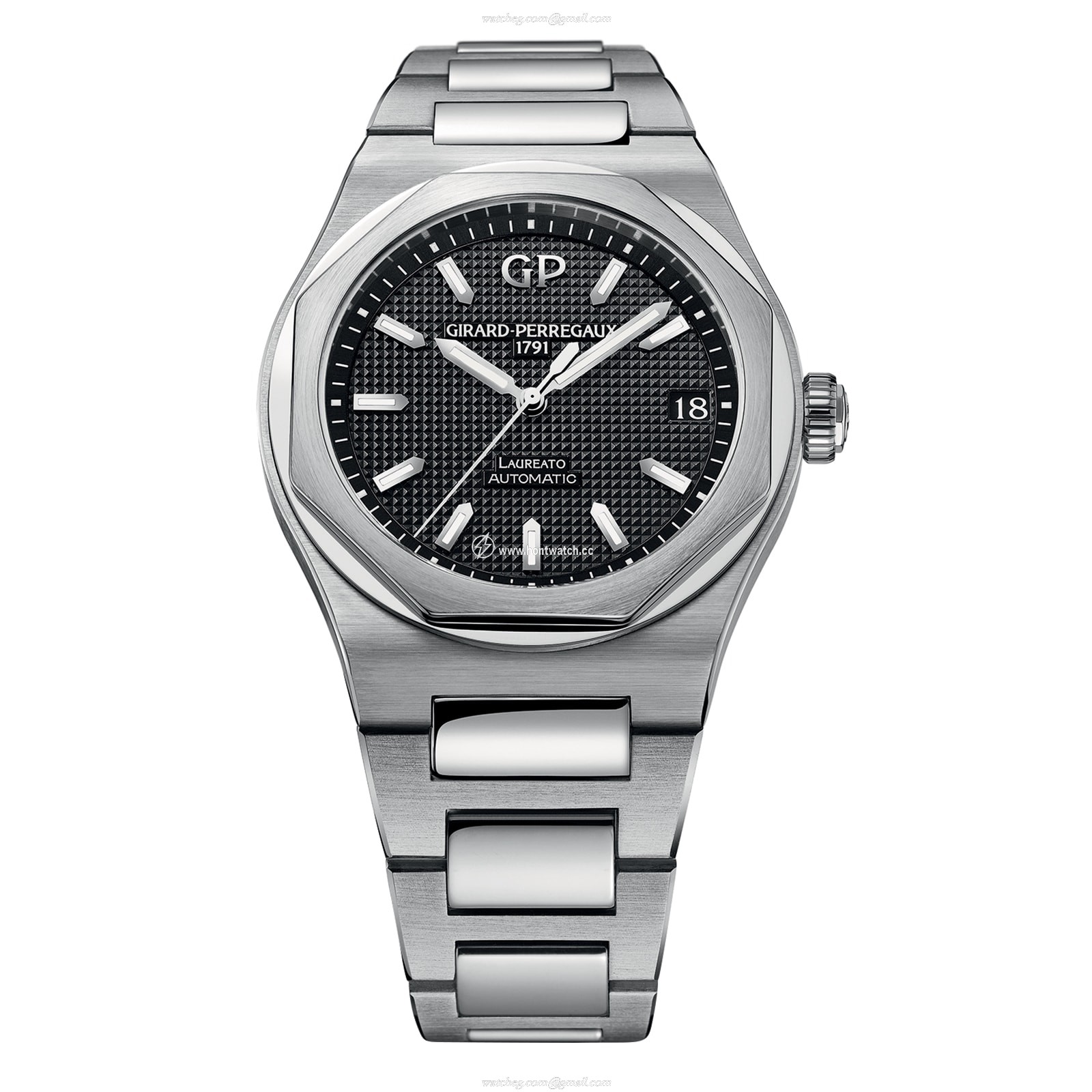 Girard-Perregaux Laureato 42mm Automatic Black Dial Stainless Steel Watch