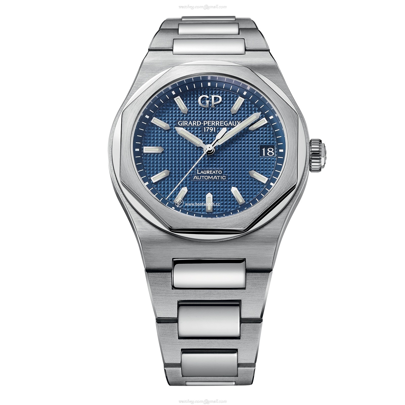 Girard-Perregaux Laureato 42mm Blue Dial Automatic Watch - Stainless Steel