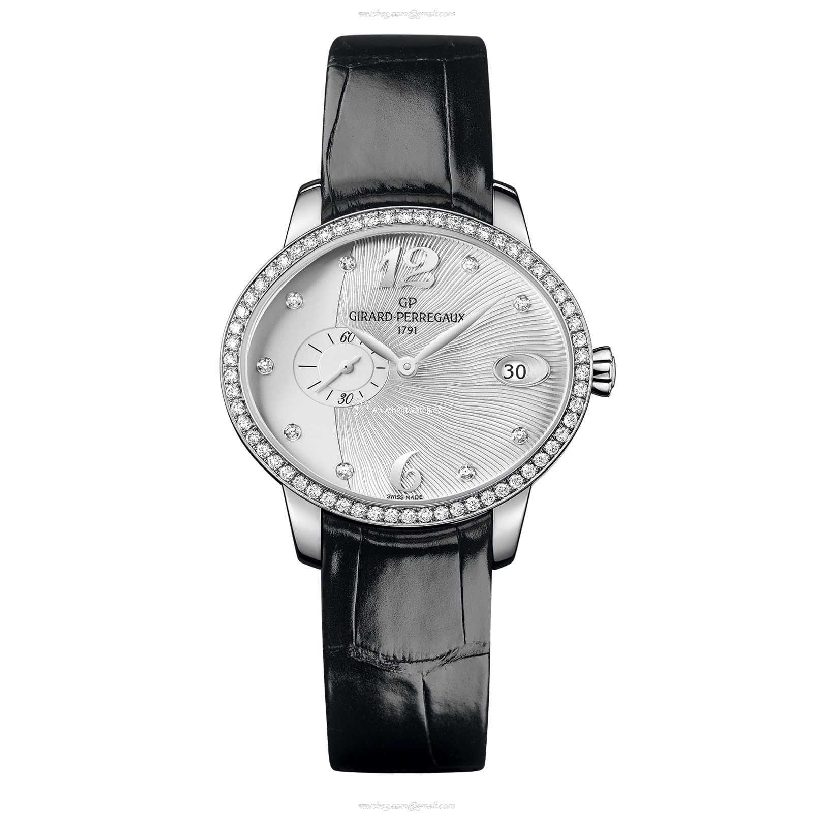 Girard-Perregaux Cats Eye Automatic Watch - Silver Dial - 35mm Stainless Steel