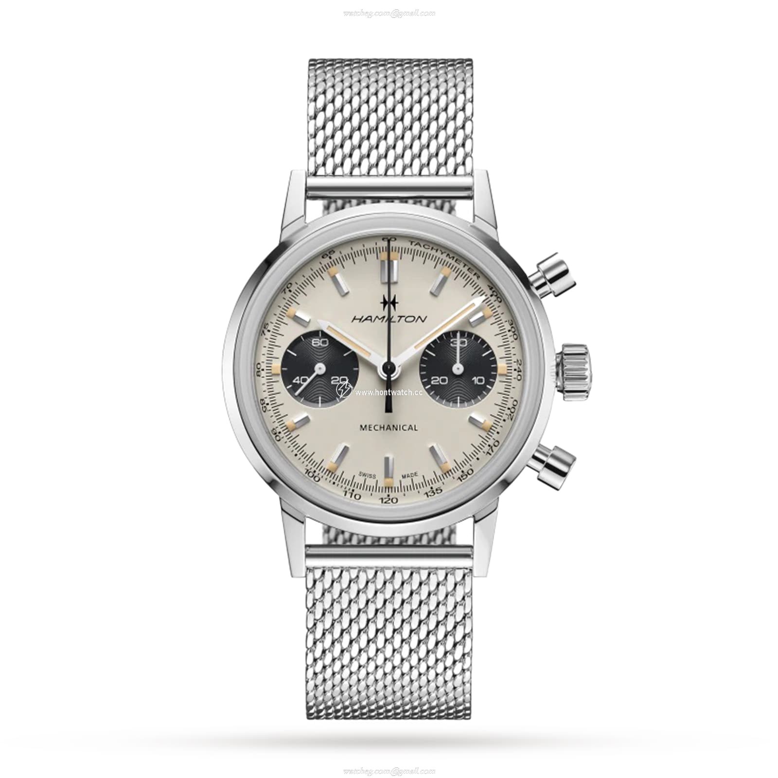 Hamilton American Classic H38429110 - 40mm White Dial Mechanical Watch