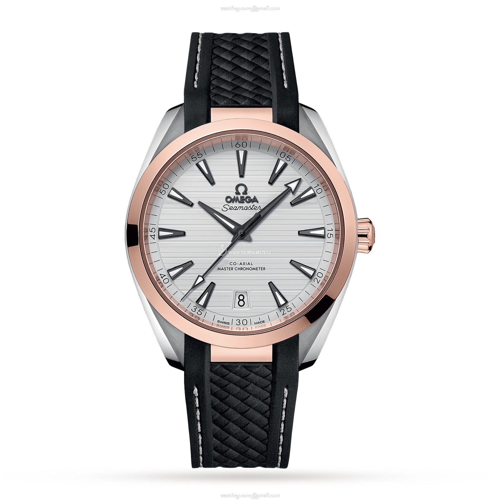Omega Seamaster Aqua Terra Automatic - 41mm Steel & Rose Gold - Silver Dial