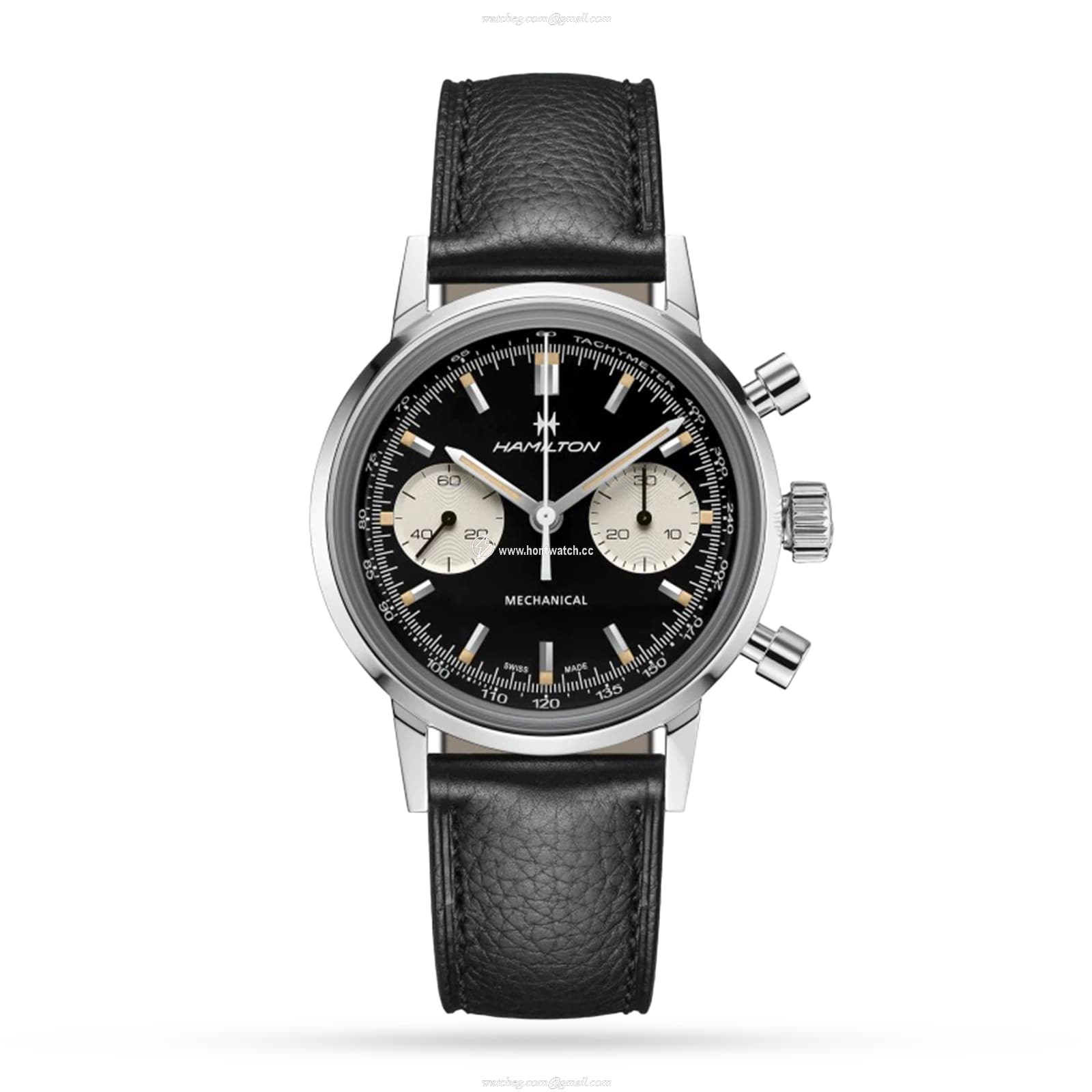 Hamilton American Classic H38429730 | 40mm Black Dial | Mechanical Chronograph