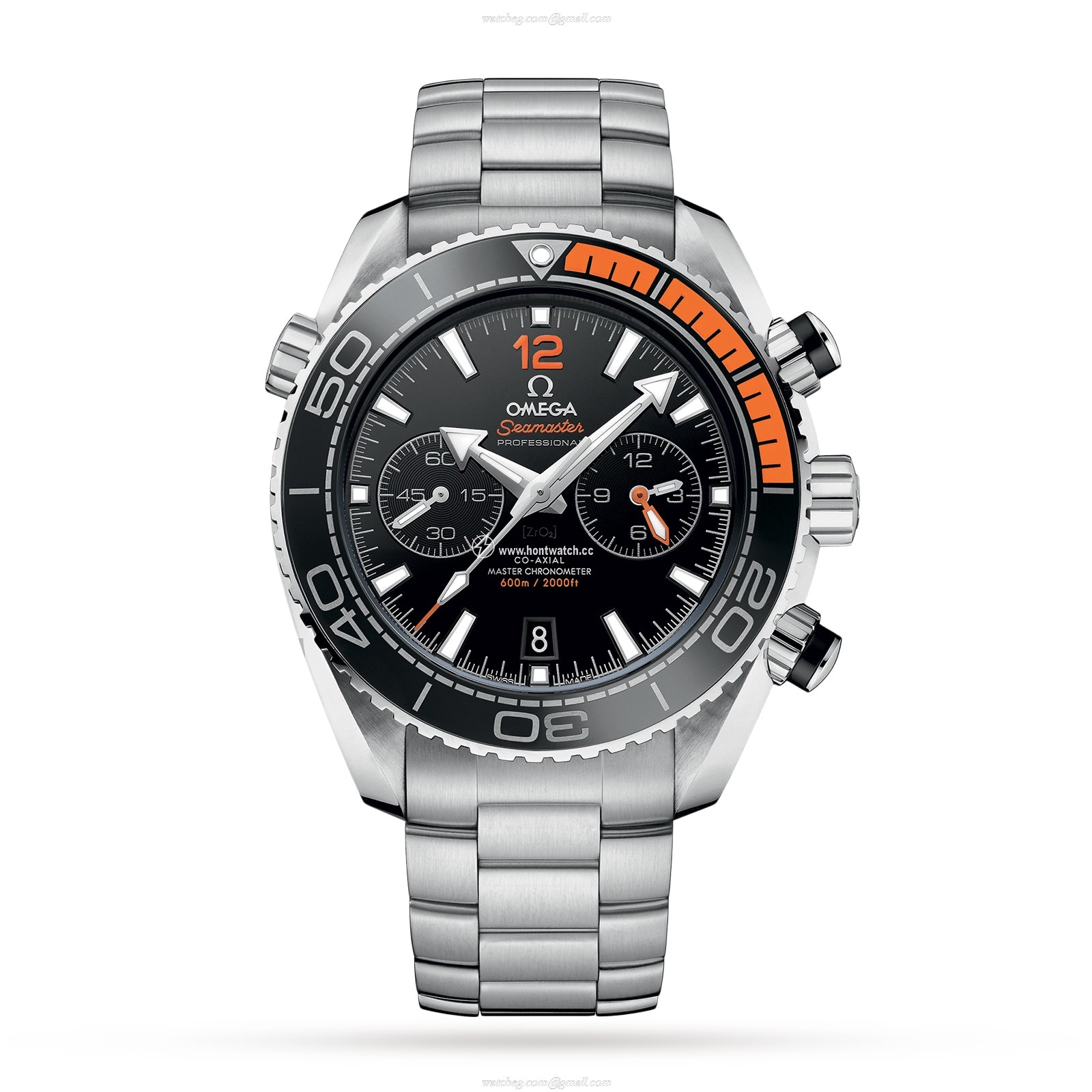 Omega Seamaster Planet Ocean 45mm Automatic Black Dial - Stainless Steel