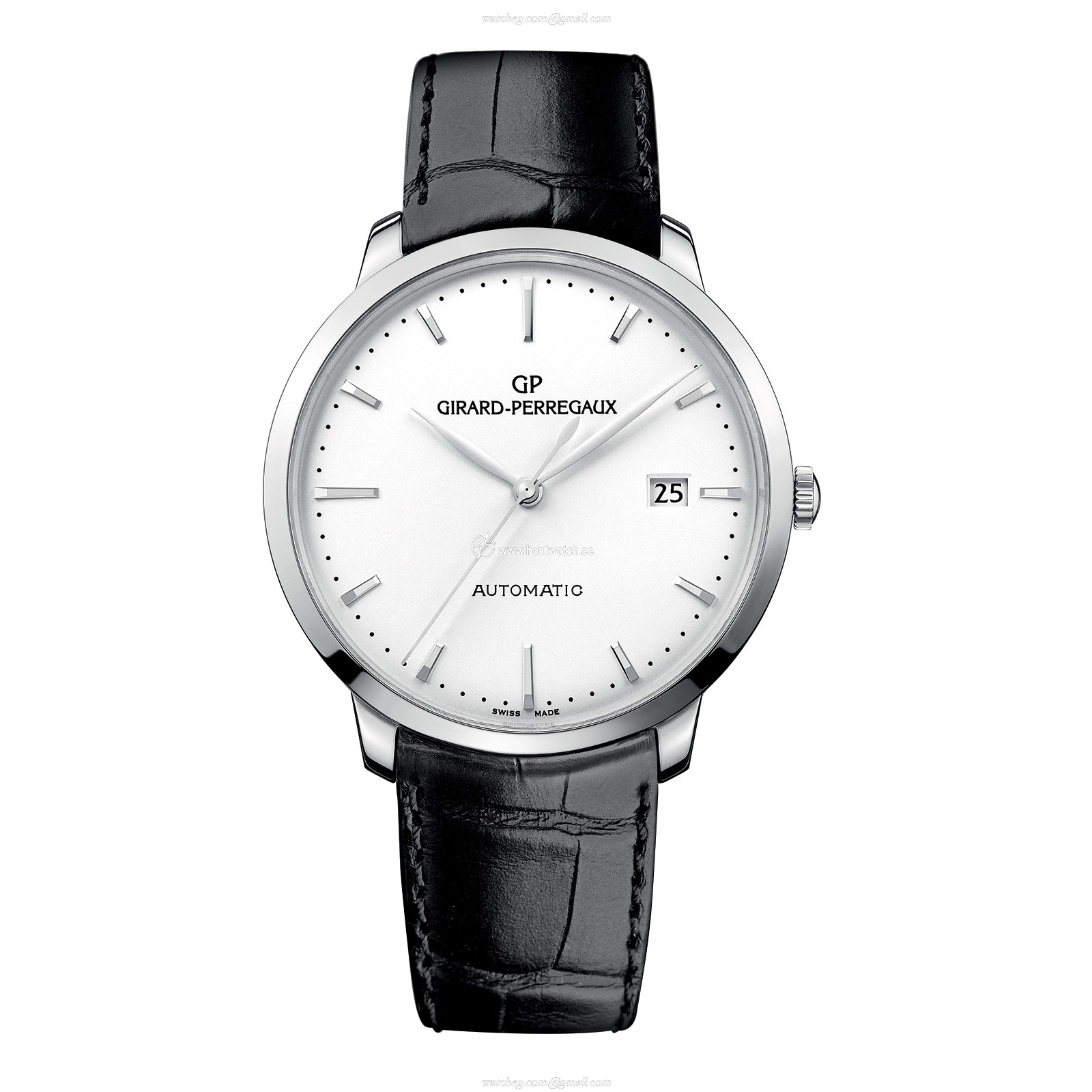 Girard-Perregaux 1966 Automatic Watch - 40mm Stainless Steel Silver Dial