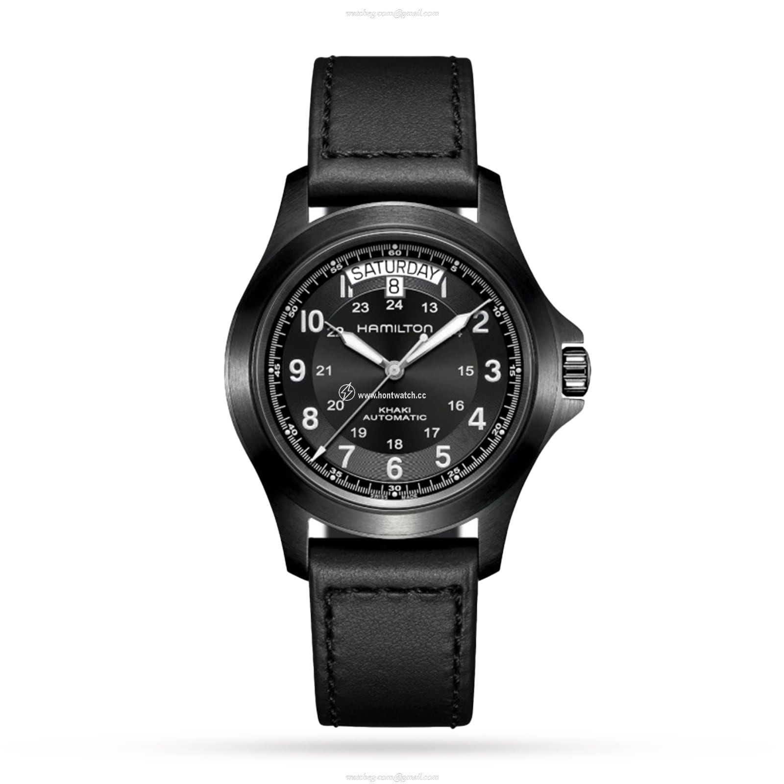 Hamilton Khaki Field H64465733 Automatic Black - 40mm Stainless Steel