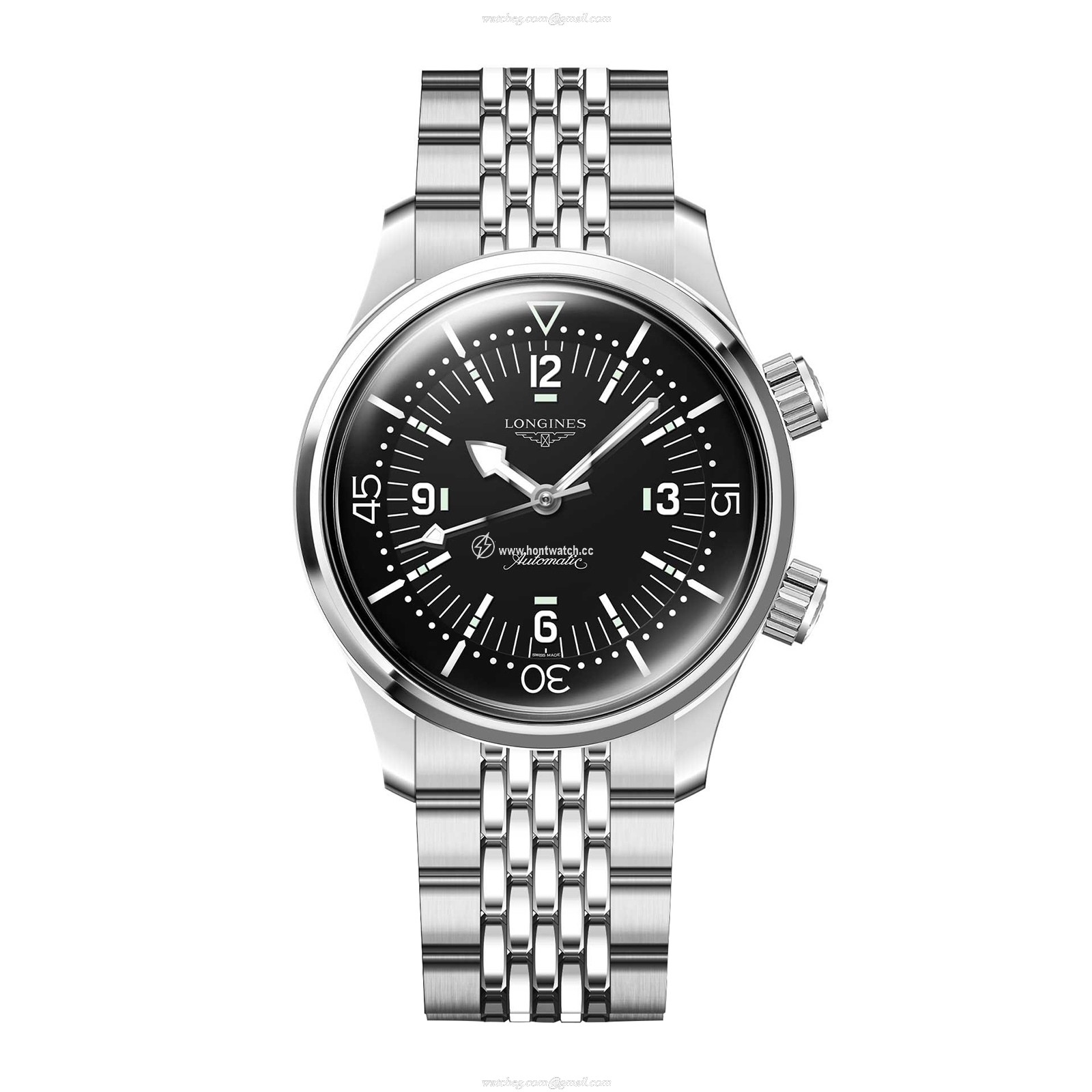 Longines Legend Diver L37644506 | 39mm Automatic Black Dial | Stainless Steel