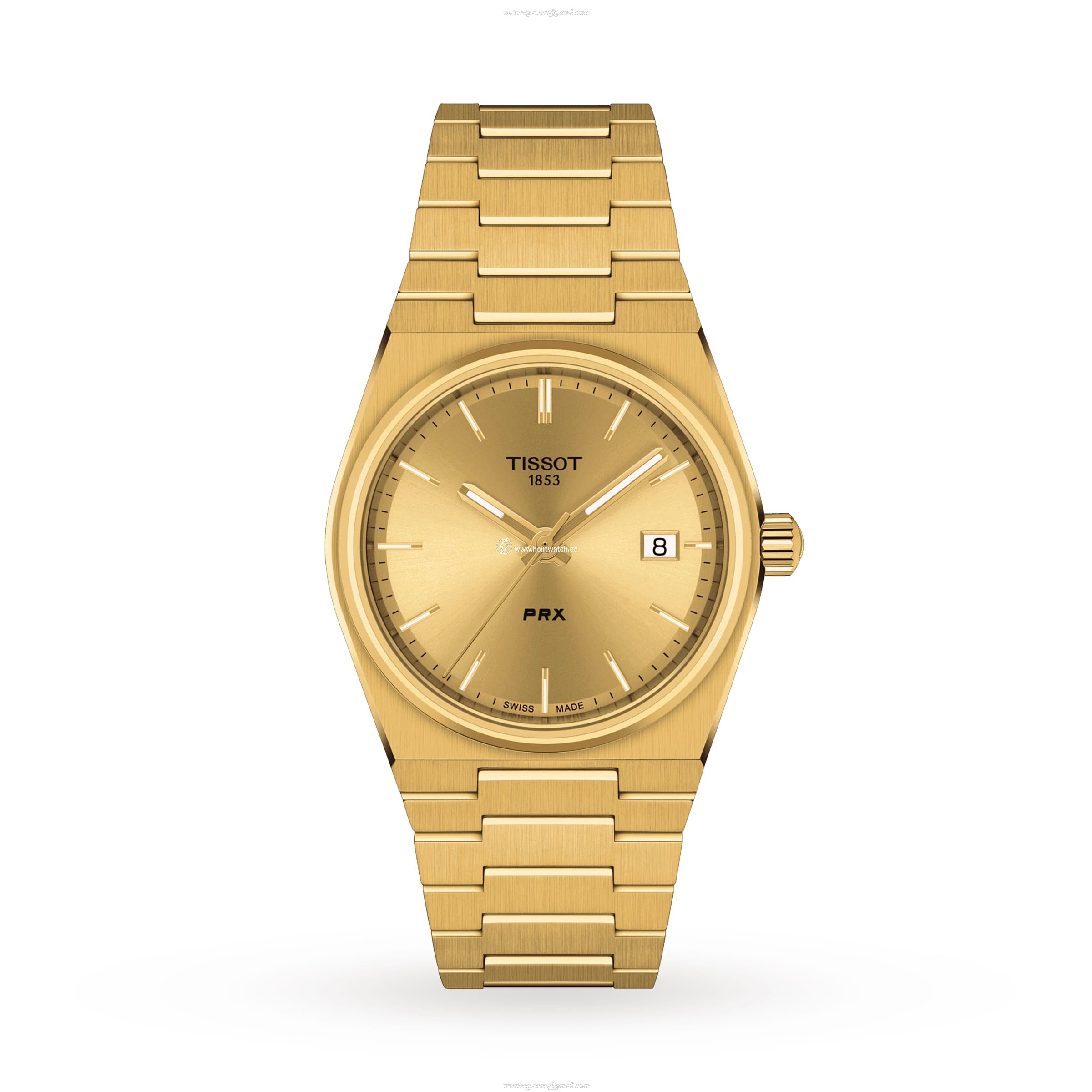 Tissot T-Classic PRX Gold Watch - Quartz - 35mm Stainless Steel & Gold