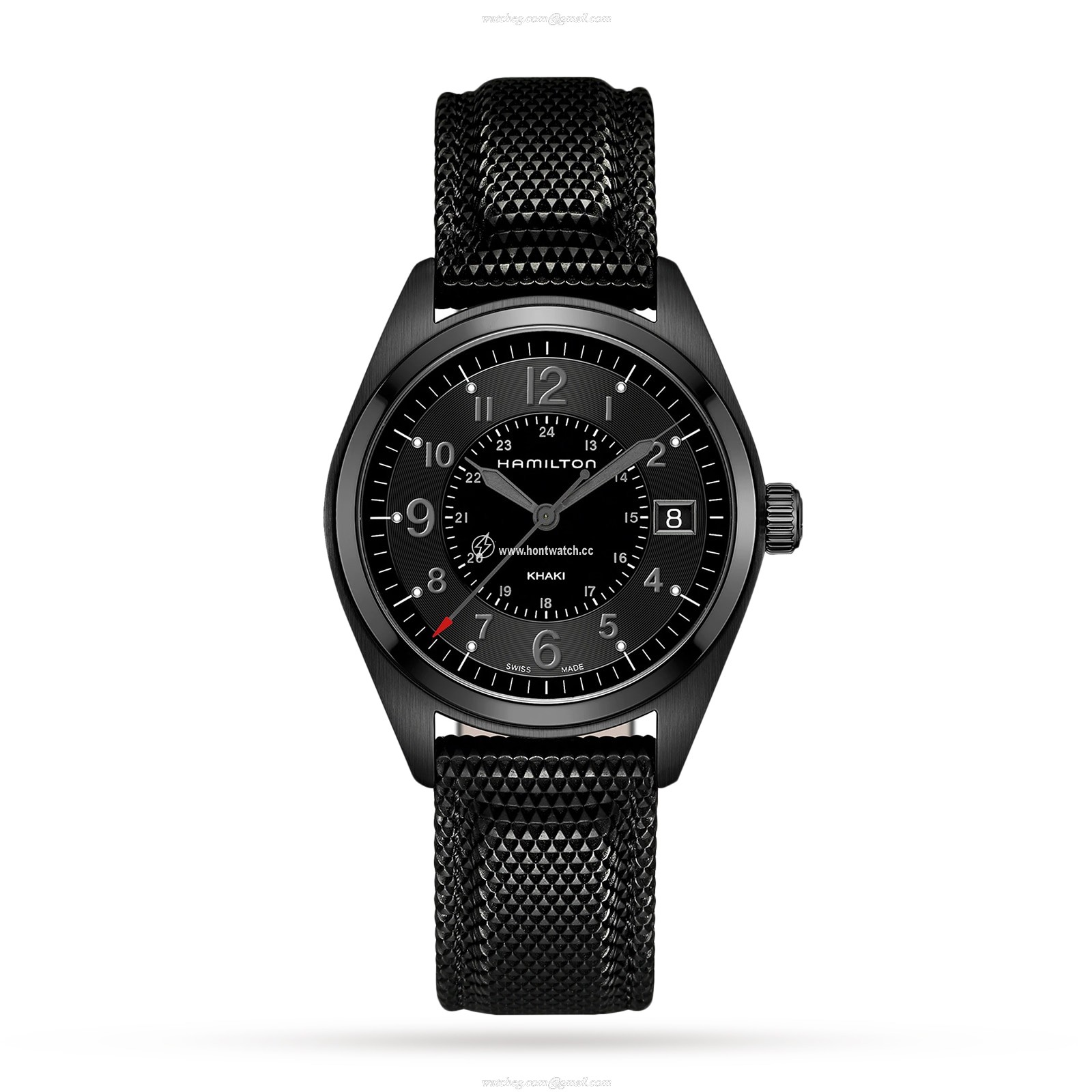 Hamilton Khaki Field H68401735 | 40mm Black Dial | Stainless Steel Quartz Watch