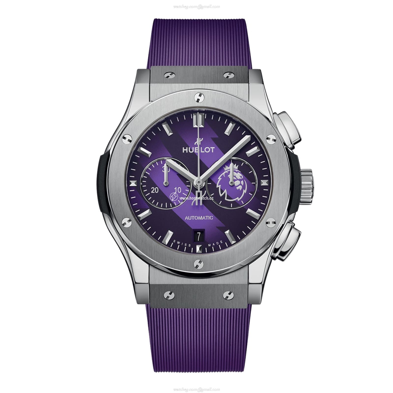 Hublot Titanium Automatic Purple Watch - 42mm Premier League Replica