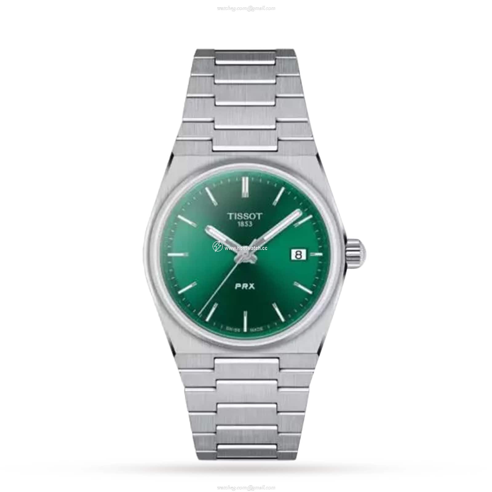 Tissot T-Classic T1372101108100 | 35mm Green Dial | Stainless Steel Quartz Watch