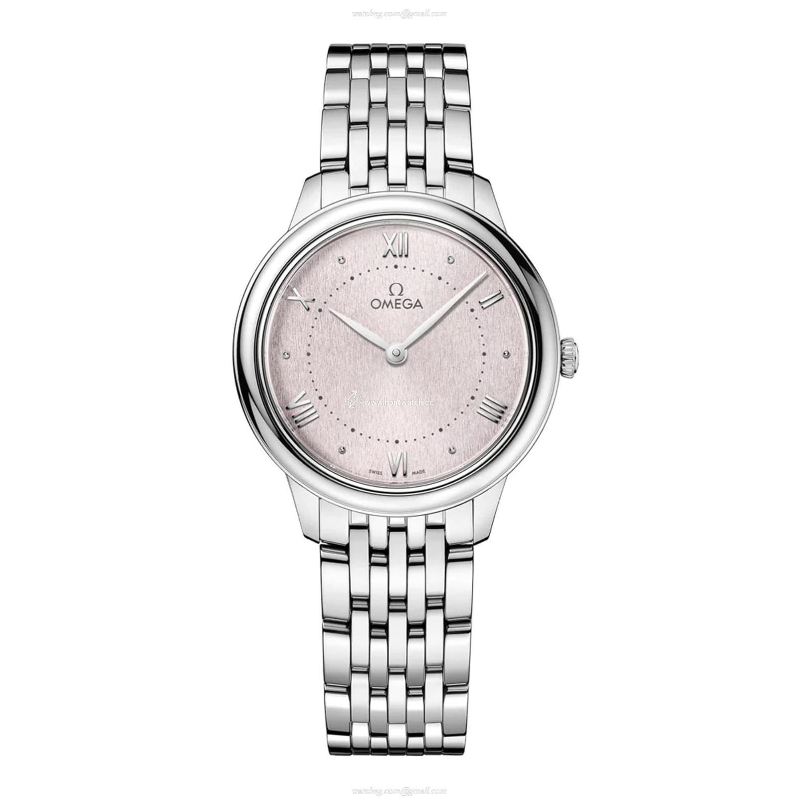 Omega De Ville Prestige Replica - 30mm Stainless Steel Quartz Watch - Silver Dial