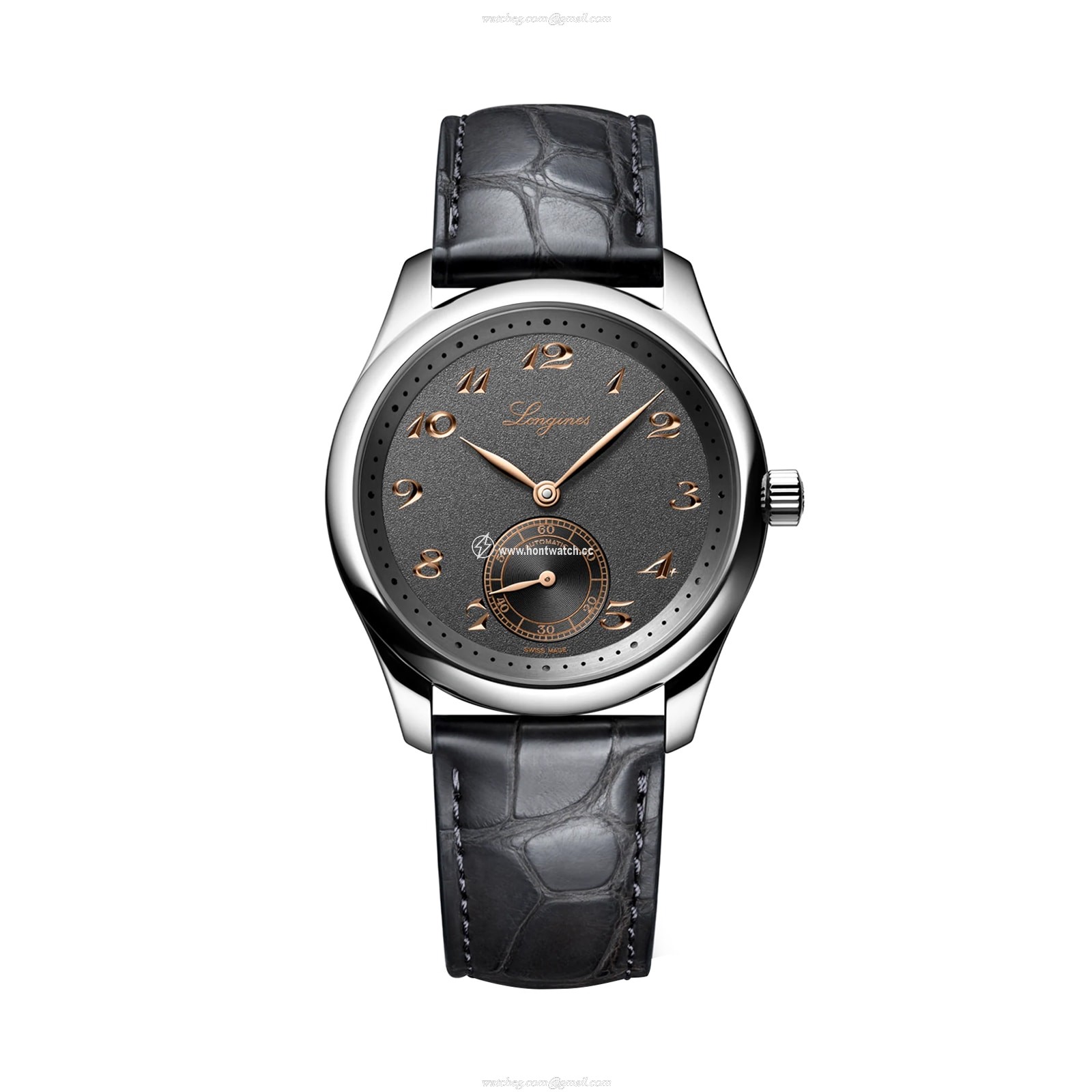 Longines Master Collection L28434632 Automatic Grey Watch - 38.5mm Stainless Steel