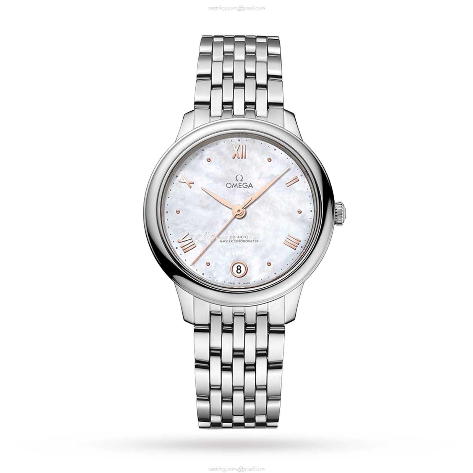 Omega De Ville Prestige 34mm Automatic - Mother of Pearl Dial - Stainless Steel
