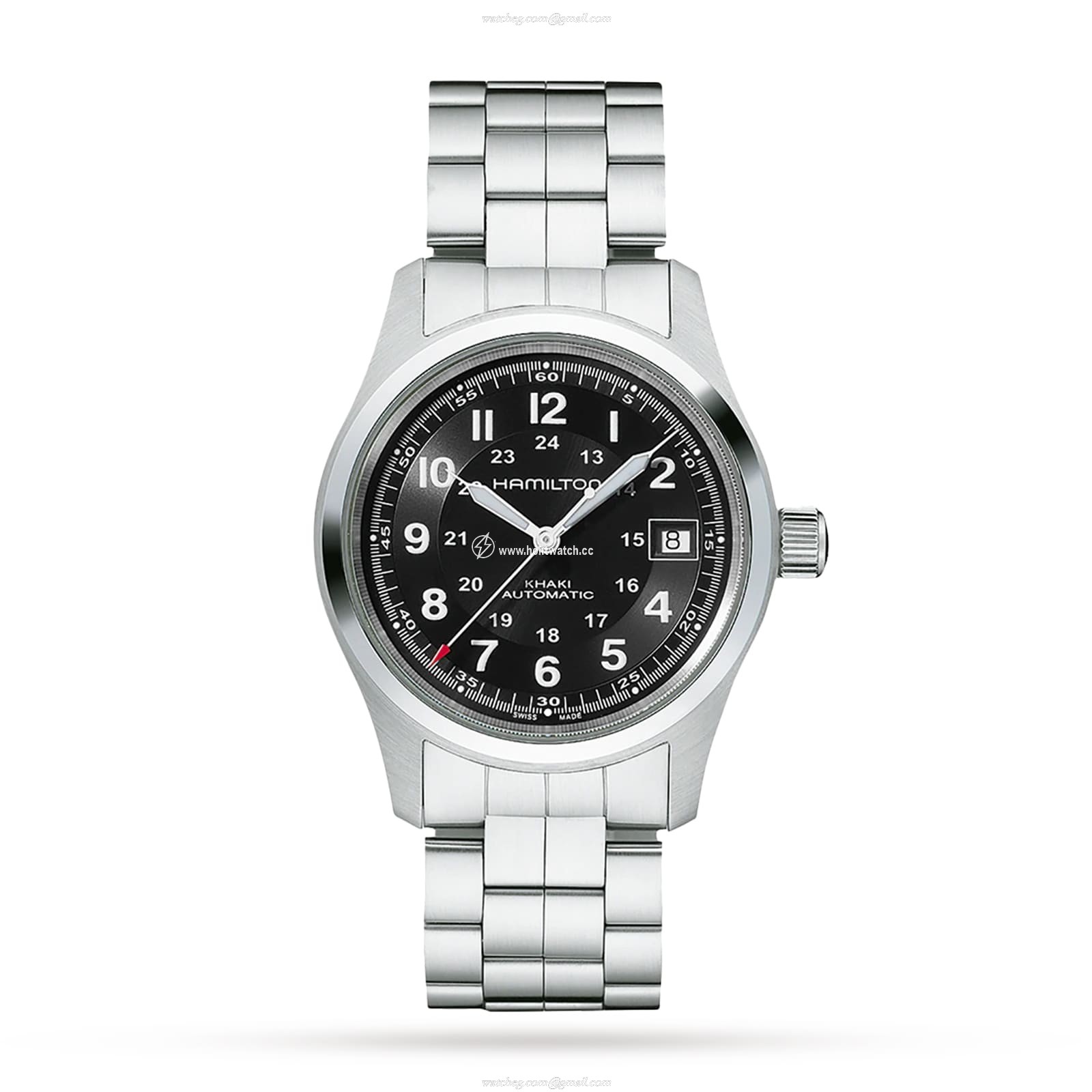 Hamilton Khaki Field H70455133 Automatic Black Dial - 38mm Stainless Steel