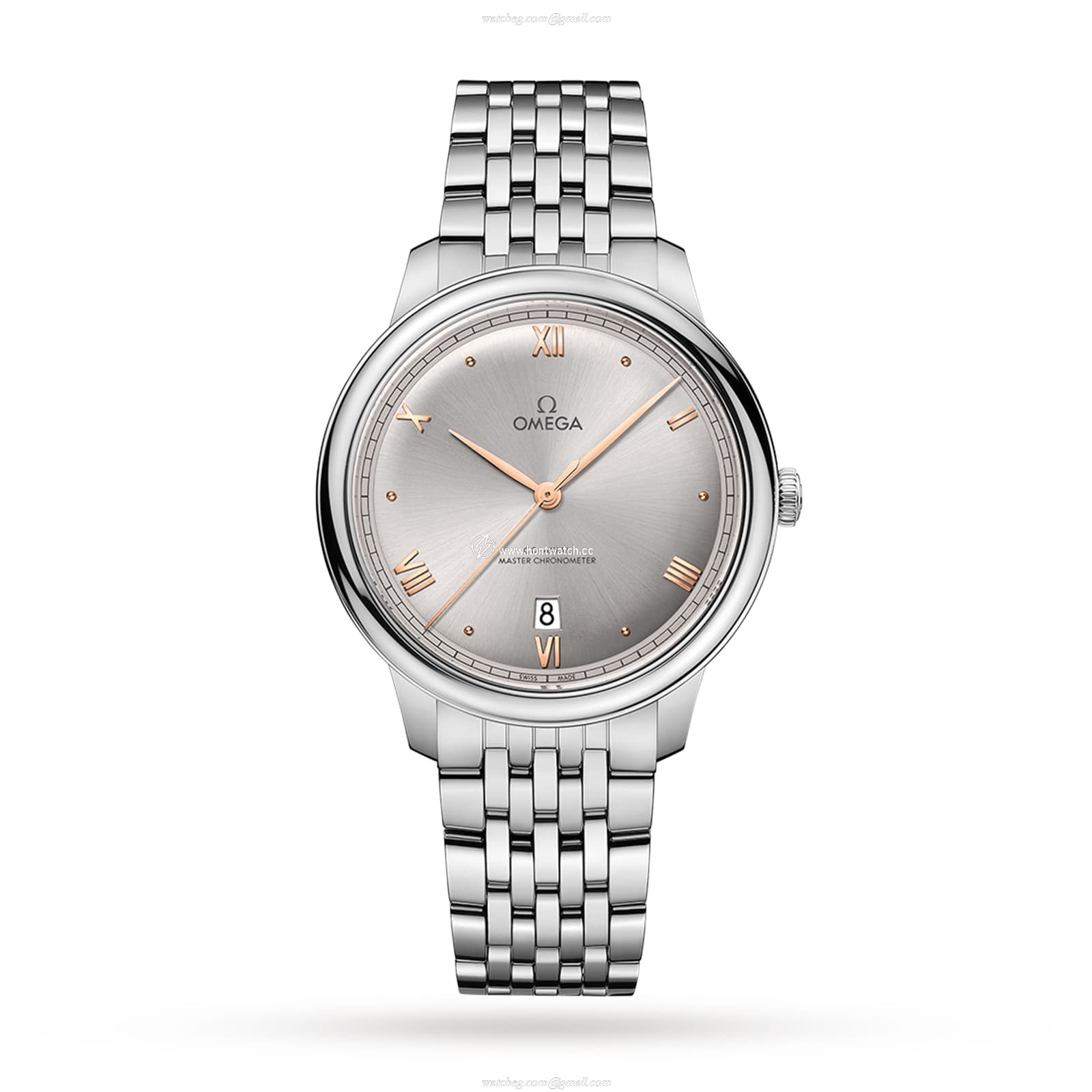 Omega De Ville Prestige 40mm Automatic Grey Dial Stainless Steel Watch
