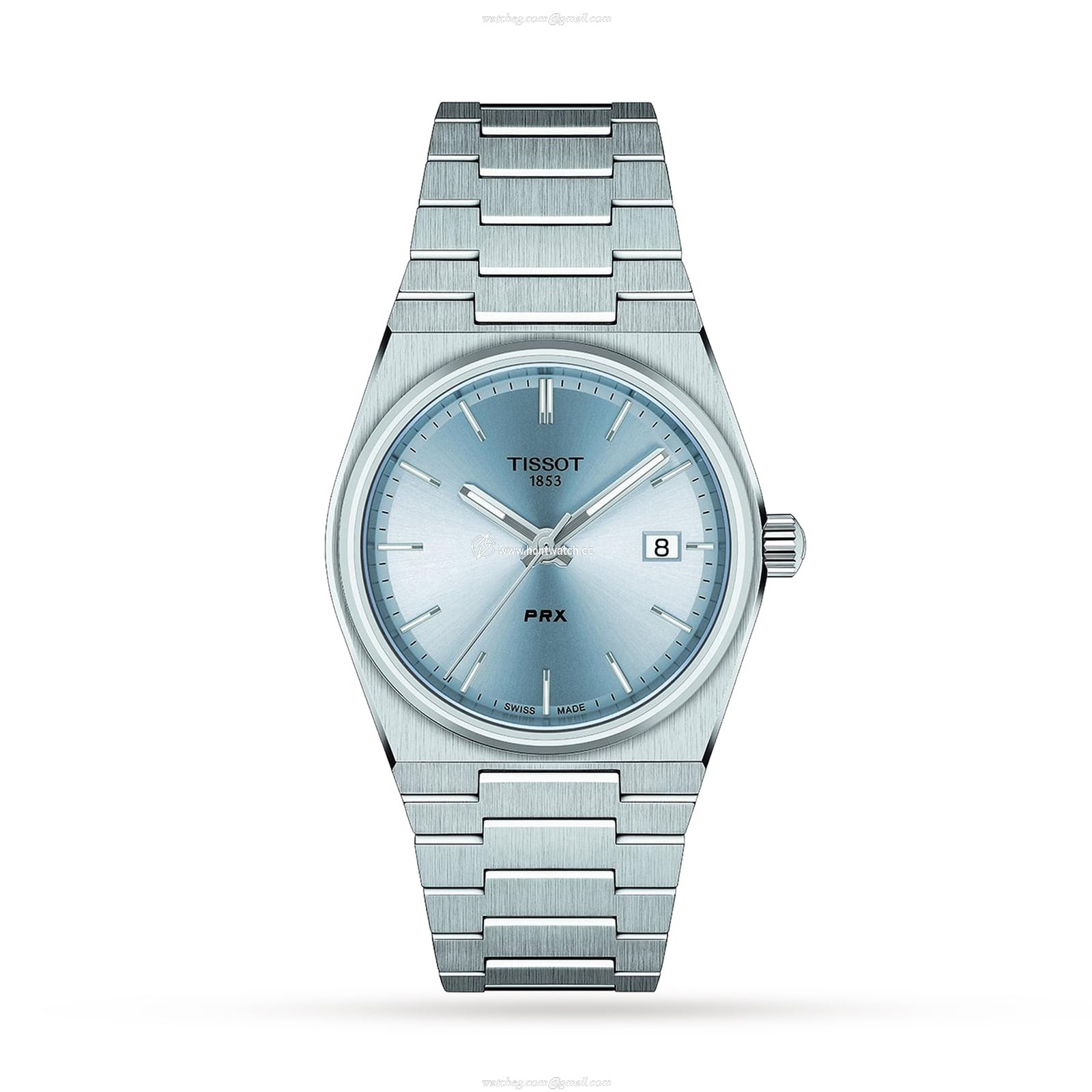 Tissot T-Classic PRX 35mm Blue Dial Quartz Watch - Stainless Steel