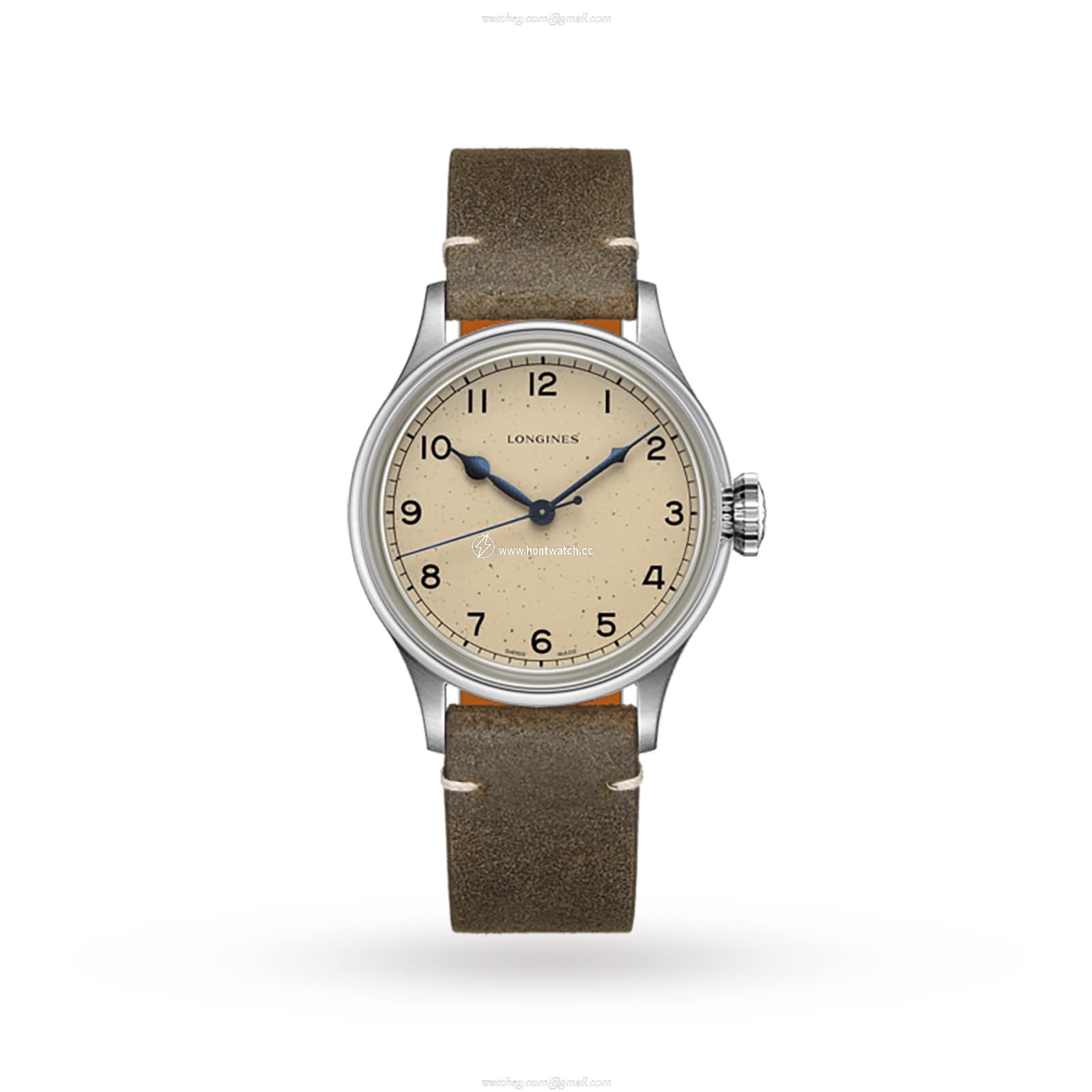 Longines Heritage L28194932 Automatic Watch | 39mm Stainless Steel | Ivory Dial