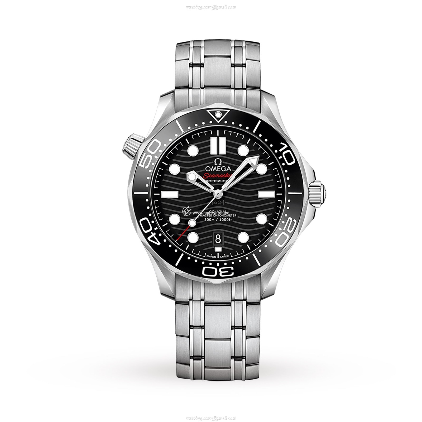 Omega Seamaster Diver 300M 42mm Automatic Black Dial Steel Replica Watch
