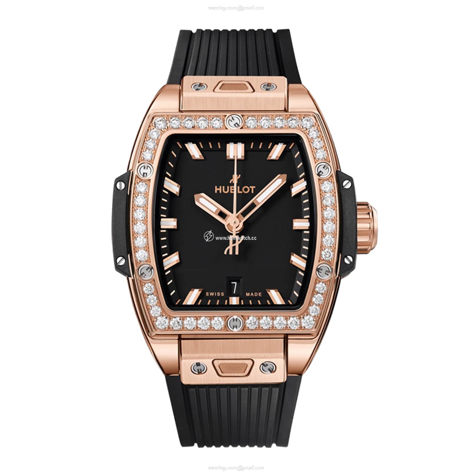 Hublot Spirit Of Big Bang 32mm 18ct Gold Automatic Black Replica Watch