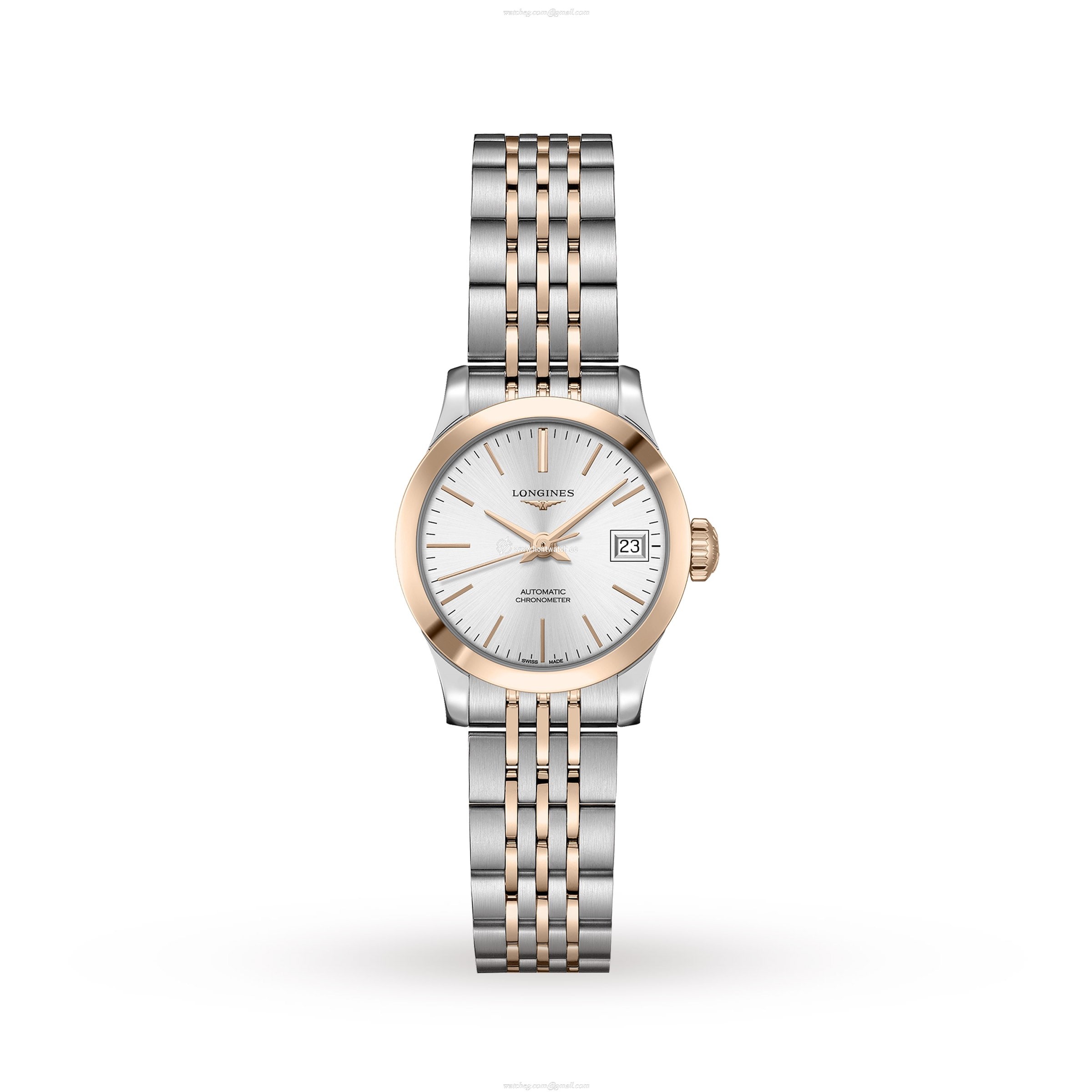 Longines Record L23205727 | 26mm Automatic Silver Dial | Stainless Steel