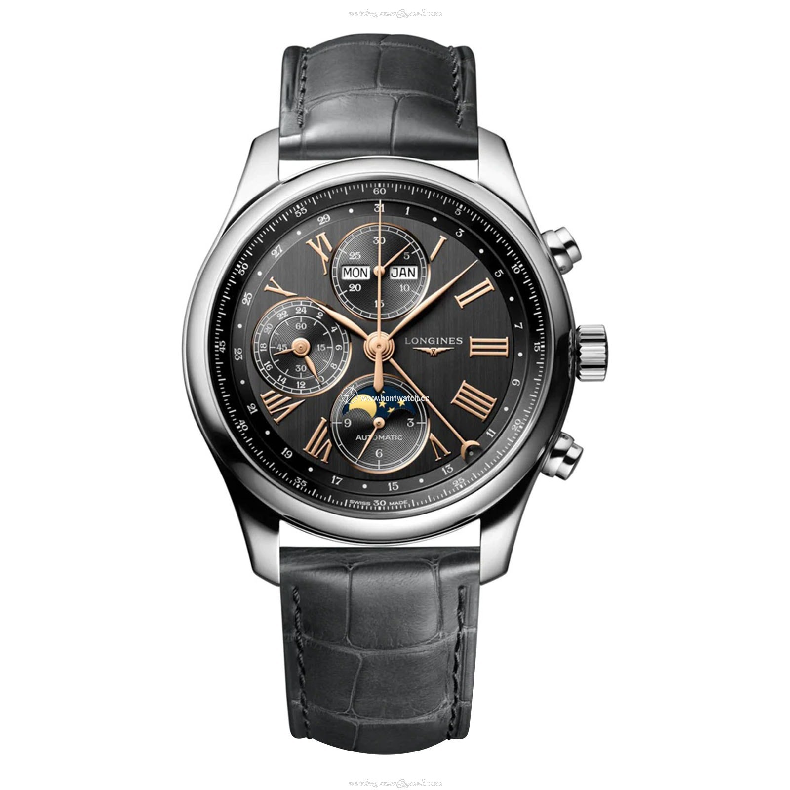 Longines Master Collection L27734612 | 42mm Automatic Grey Dial | Stainless Steel