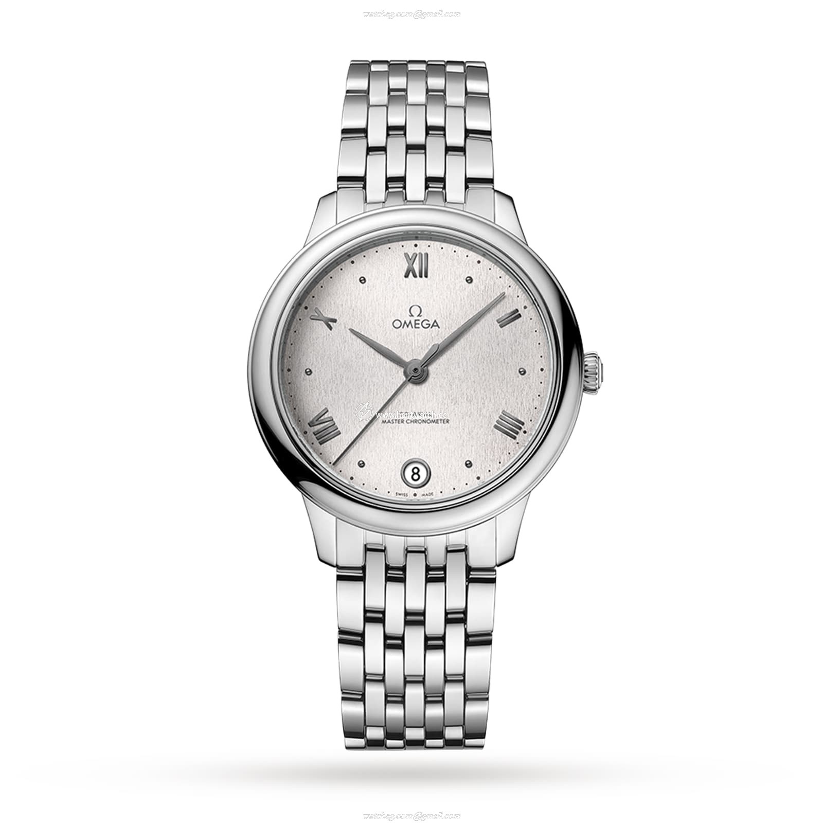 Omega De Ville Prestige 34mm Automatic Silver Dial Stainless Steel Watch