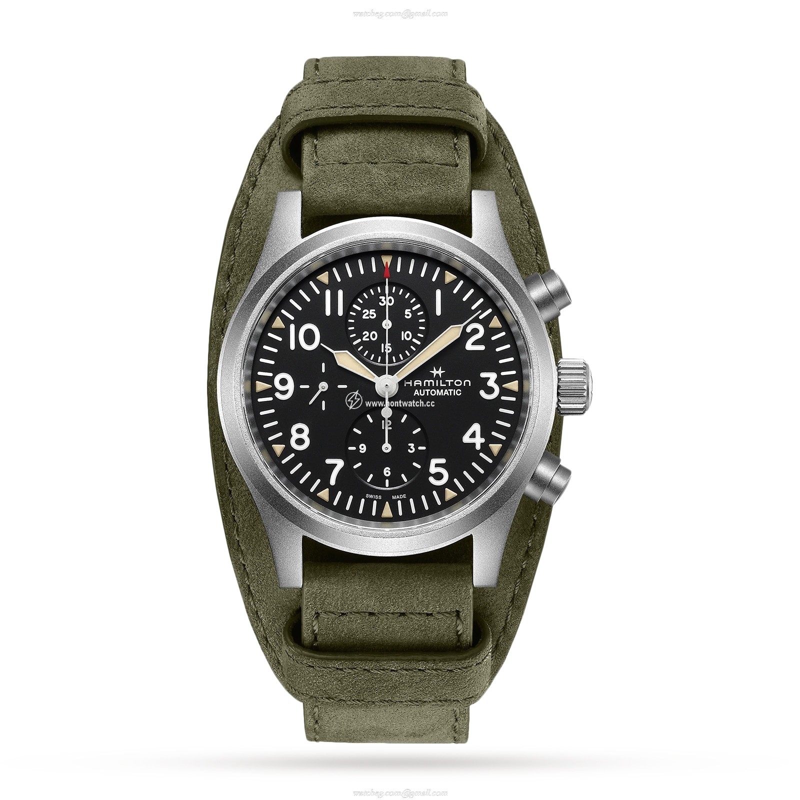 Hamilton Khaki Field H71706830 Automatic Black - 44mm Stainless Steel