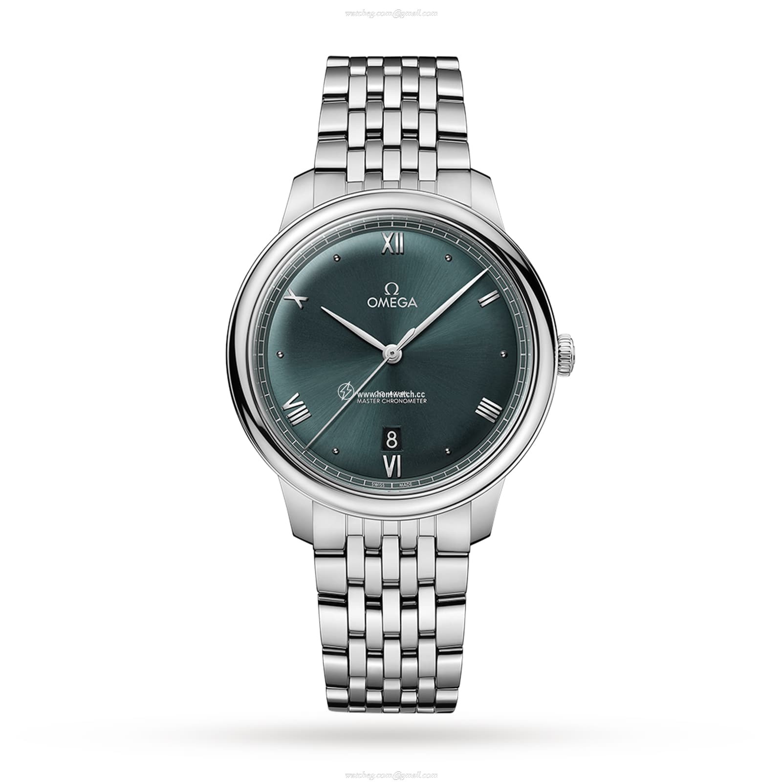 Omega De Ville Prestige 40mm Automatic Green Dial Stainless Steel Watch