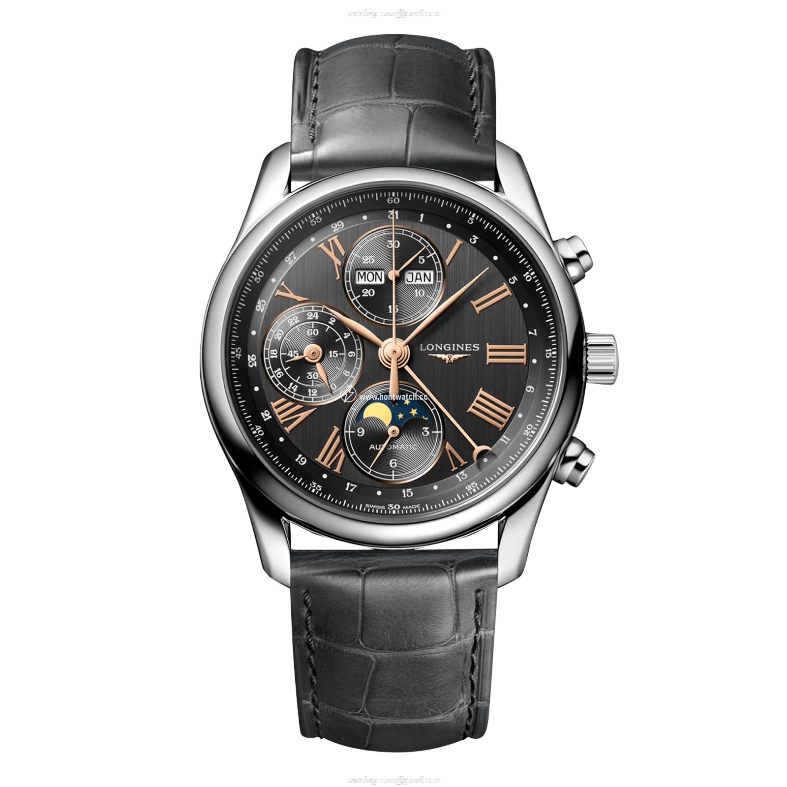 Longines Master Collection L26734612 | Automatic Grey Dial | 40mm Stainless Steel