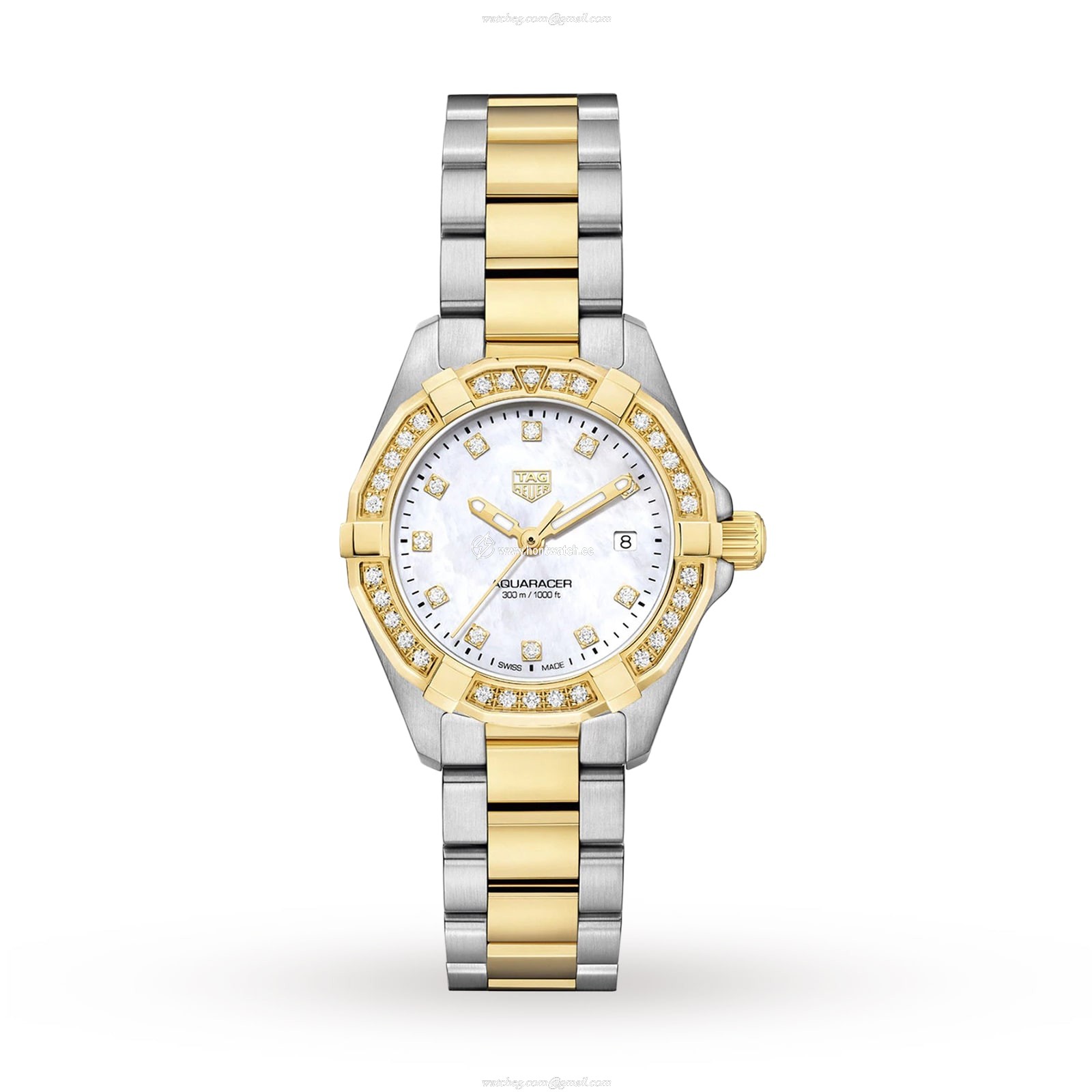TAG Heuer Aquaracer WBD1423.BB0321 | 27mm Steel & Gold | Quartz Watch