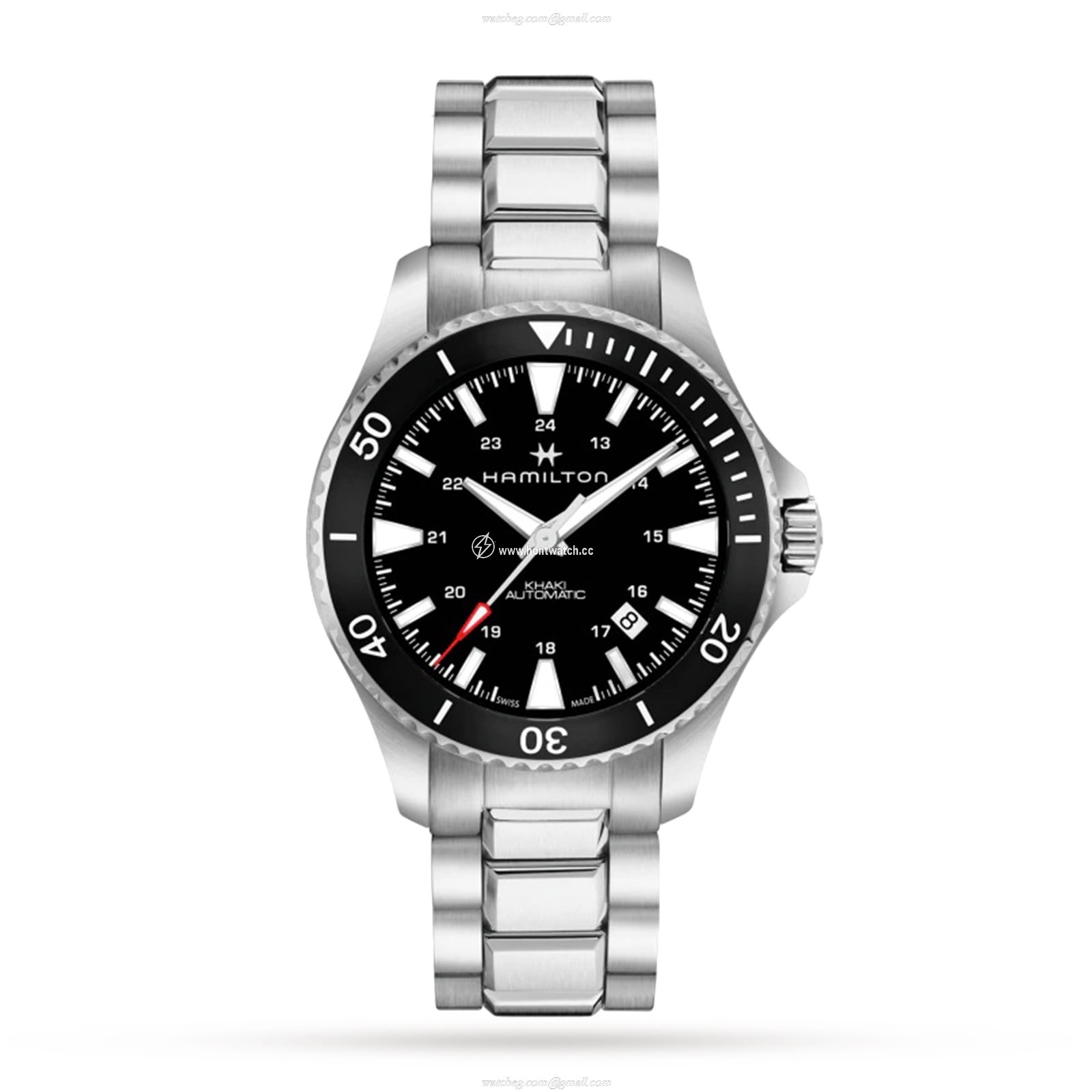 Hamilton Khaki Navy H82335131 Automatic Black Dial - 40mm Stainless Steel