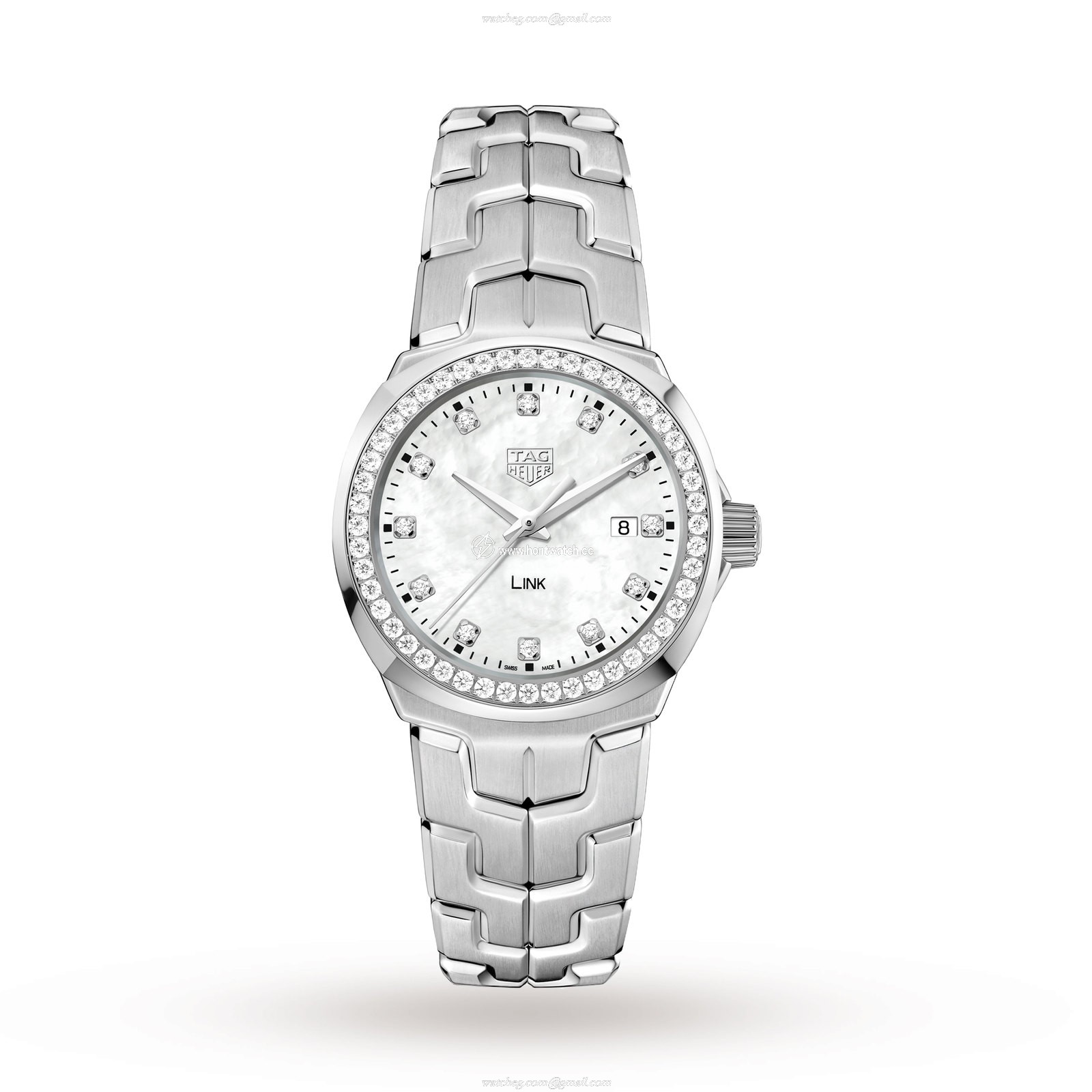 TAG Heuer Link Ladies Watch - 32mm Stainless Steel - Mother of Pearl Dial