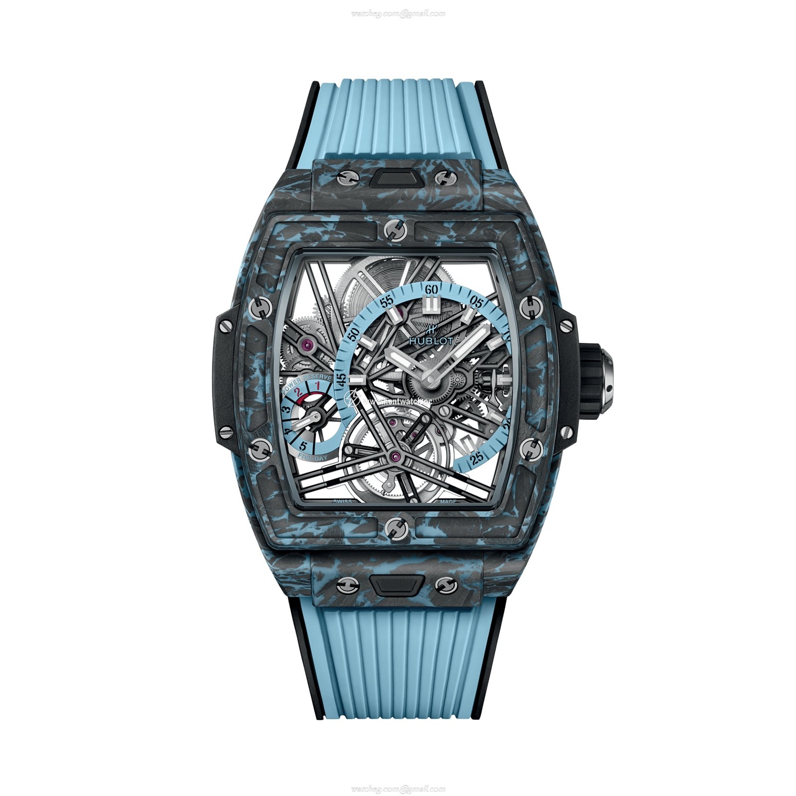 Hublot Spirit Of Big Bang 42mm Carbon Fibre Automatic Skeleton Watch