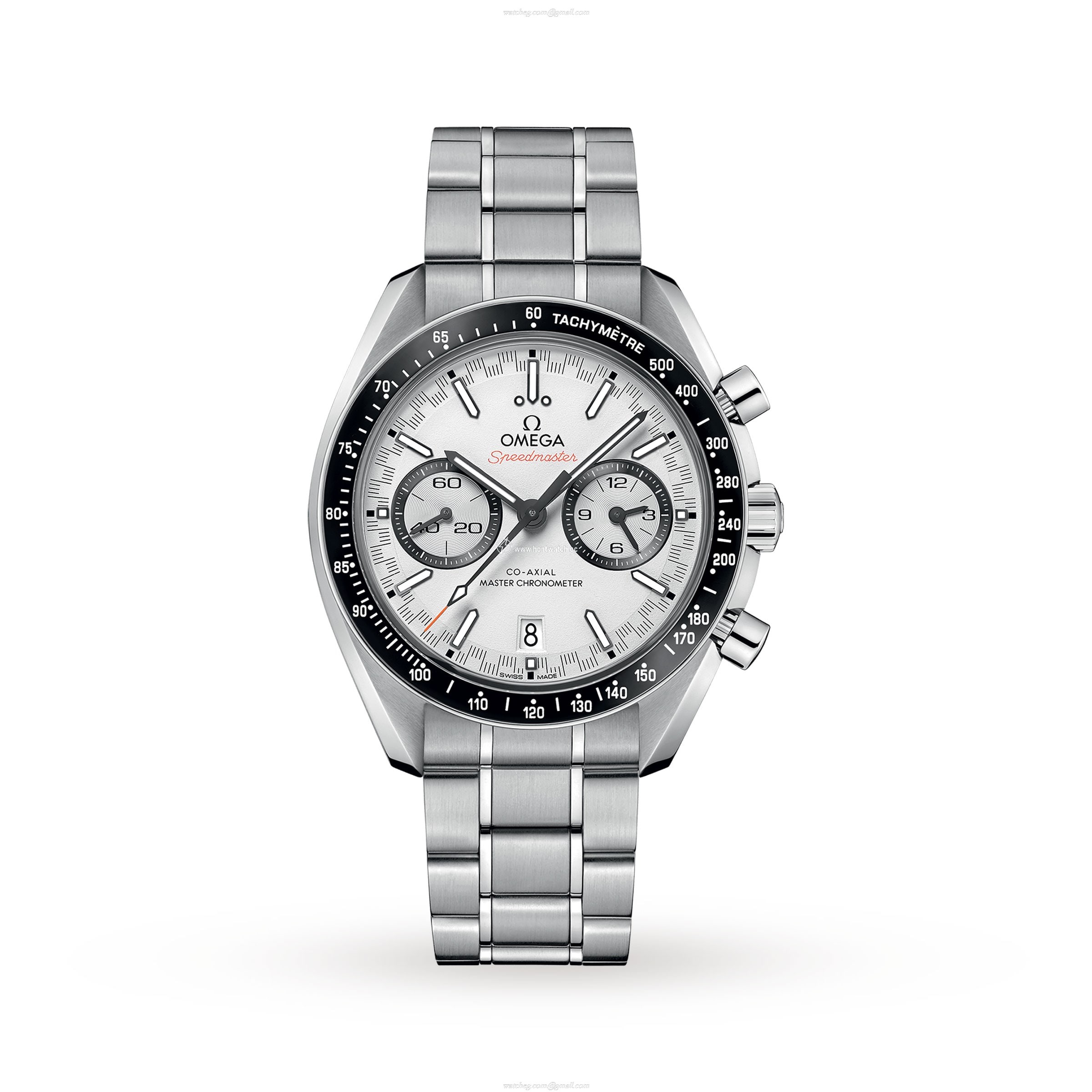Omega Speedmaster Replica - 44mm Stainless Steel Automatic White Dial Watch