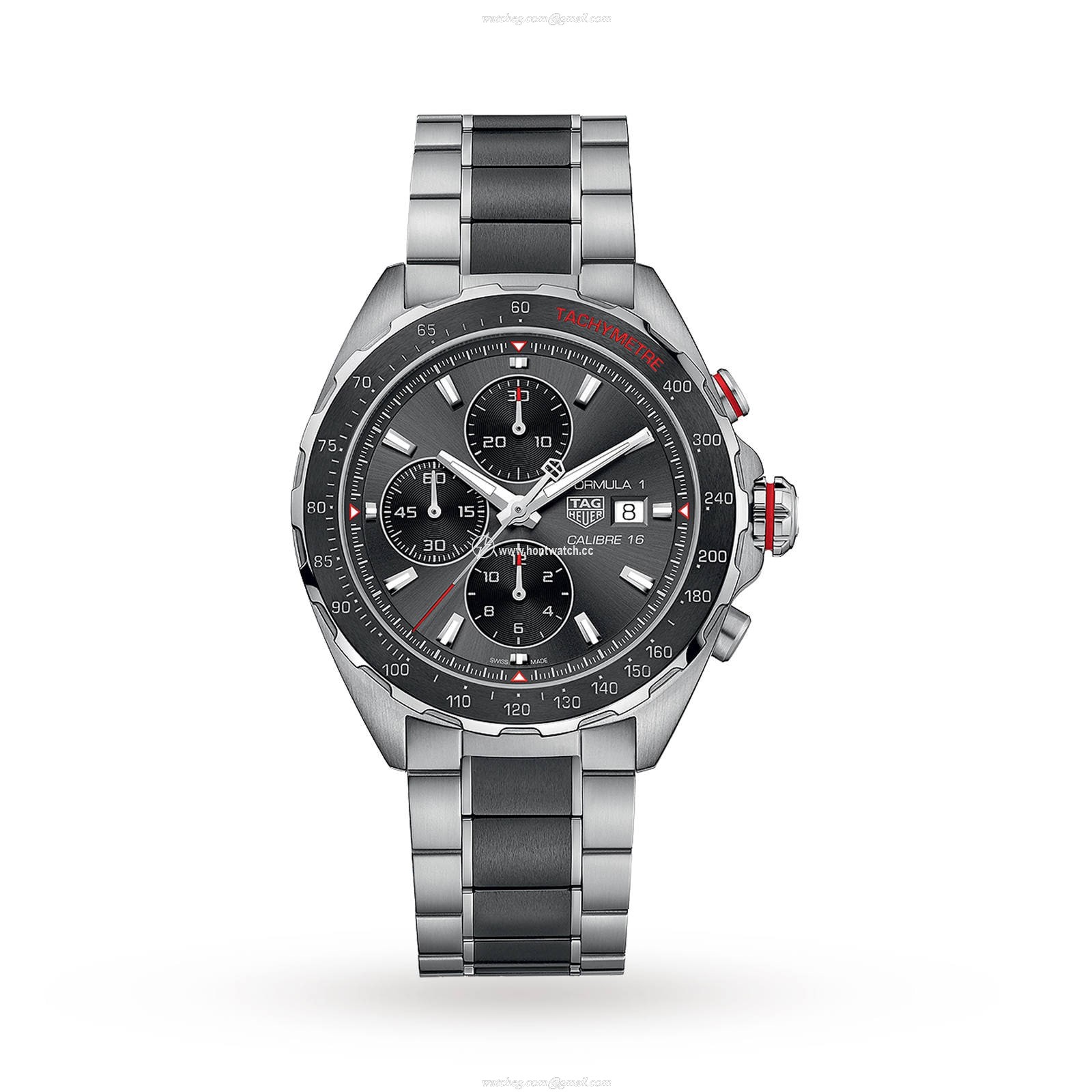 TAG Heuer Formula 1 Automatic Grey Dial - 44mm Stainless Steel Watch