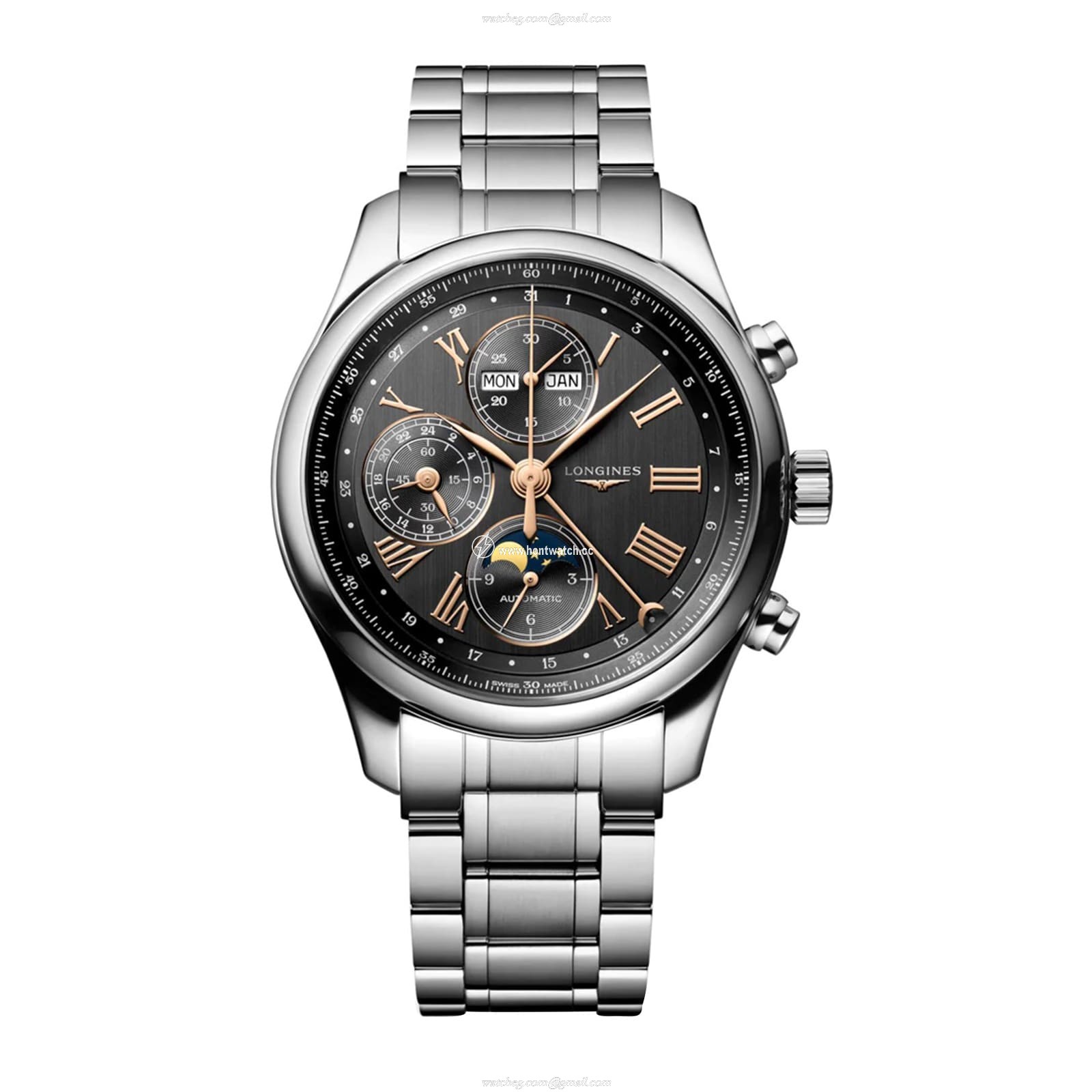 Longines Master Collection L27734616 Automatic Grey Watch - 42mm Stainless Steel