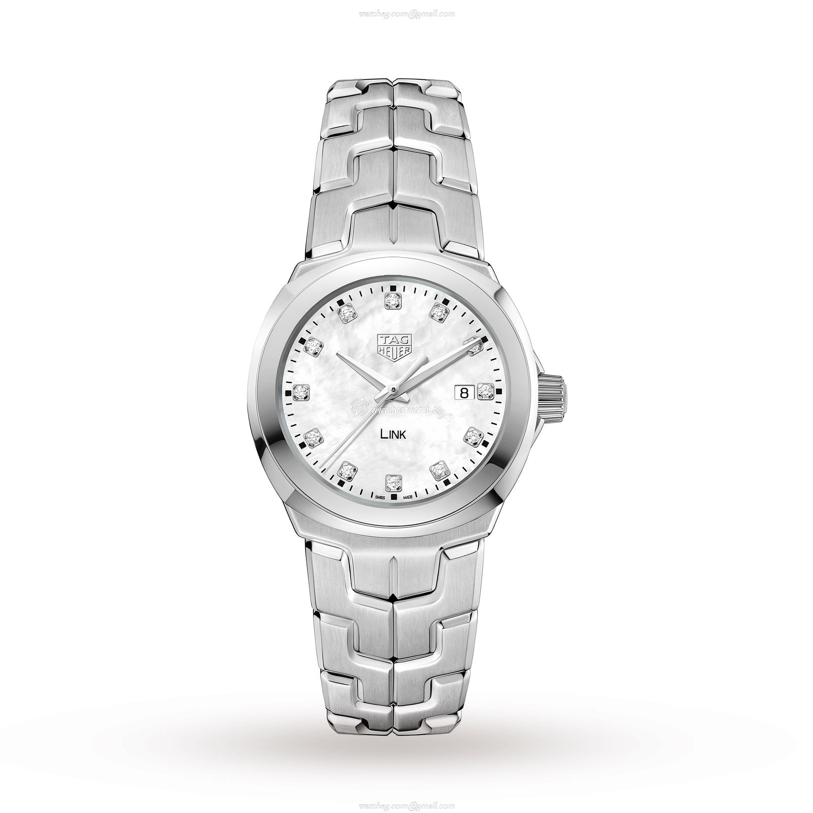 TAG Heuer Link WBC1312.BA0600 | 32mm Steel Quartz Watch | Mother of Pearl Dial