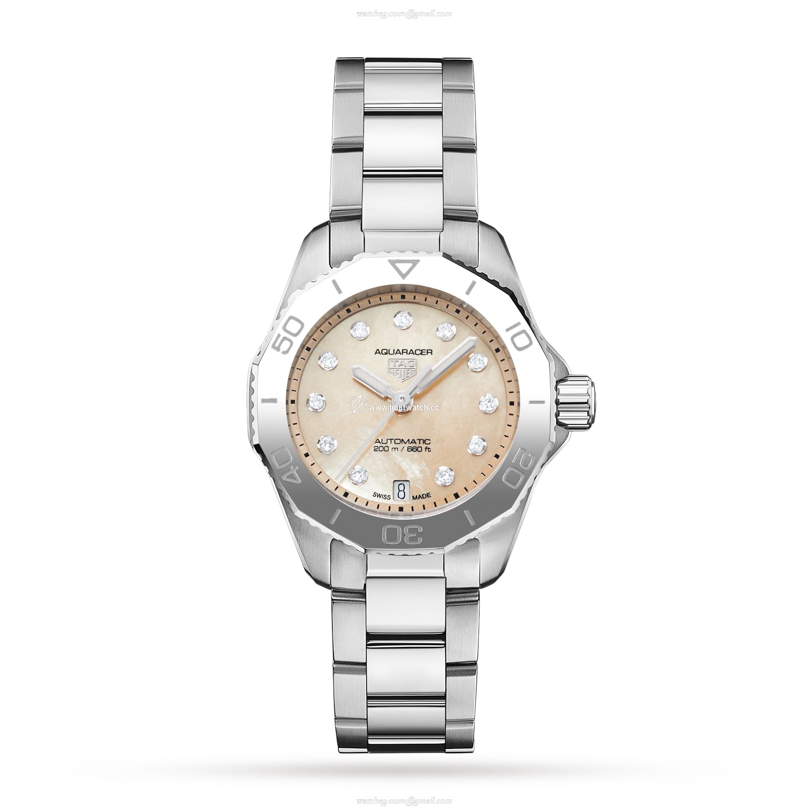TAG Heuer Aquaracer WBP2417.BA0622 | 30mm Automatic Beige Dial | Stainless Steel